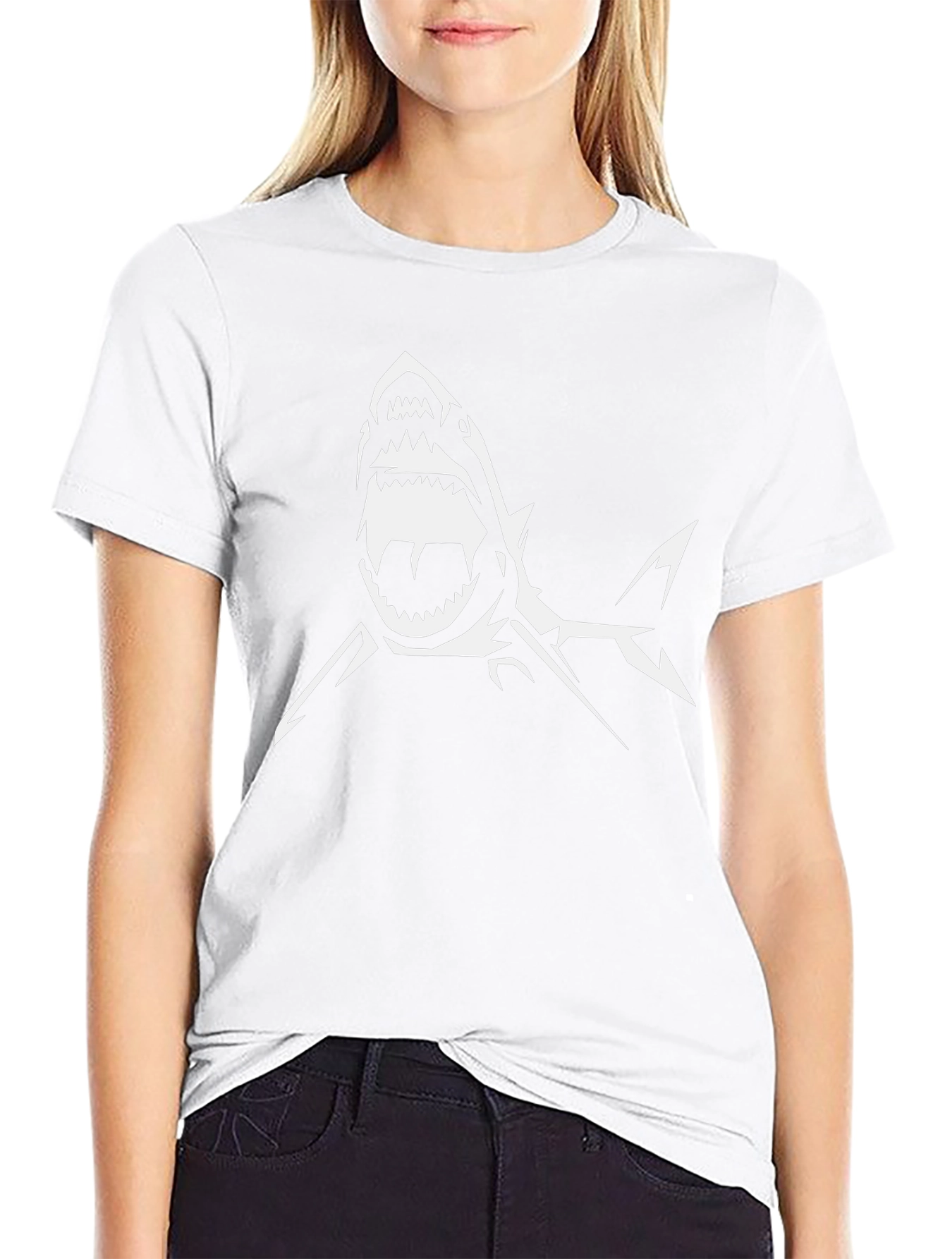 Shark Graphic Black T-Shirt