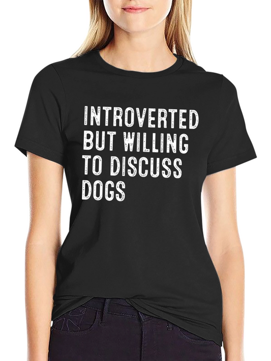 Introverted Dog Lover T-Shirt - Funny & Unique