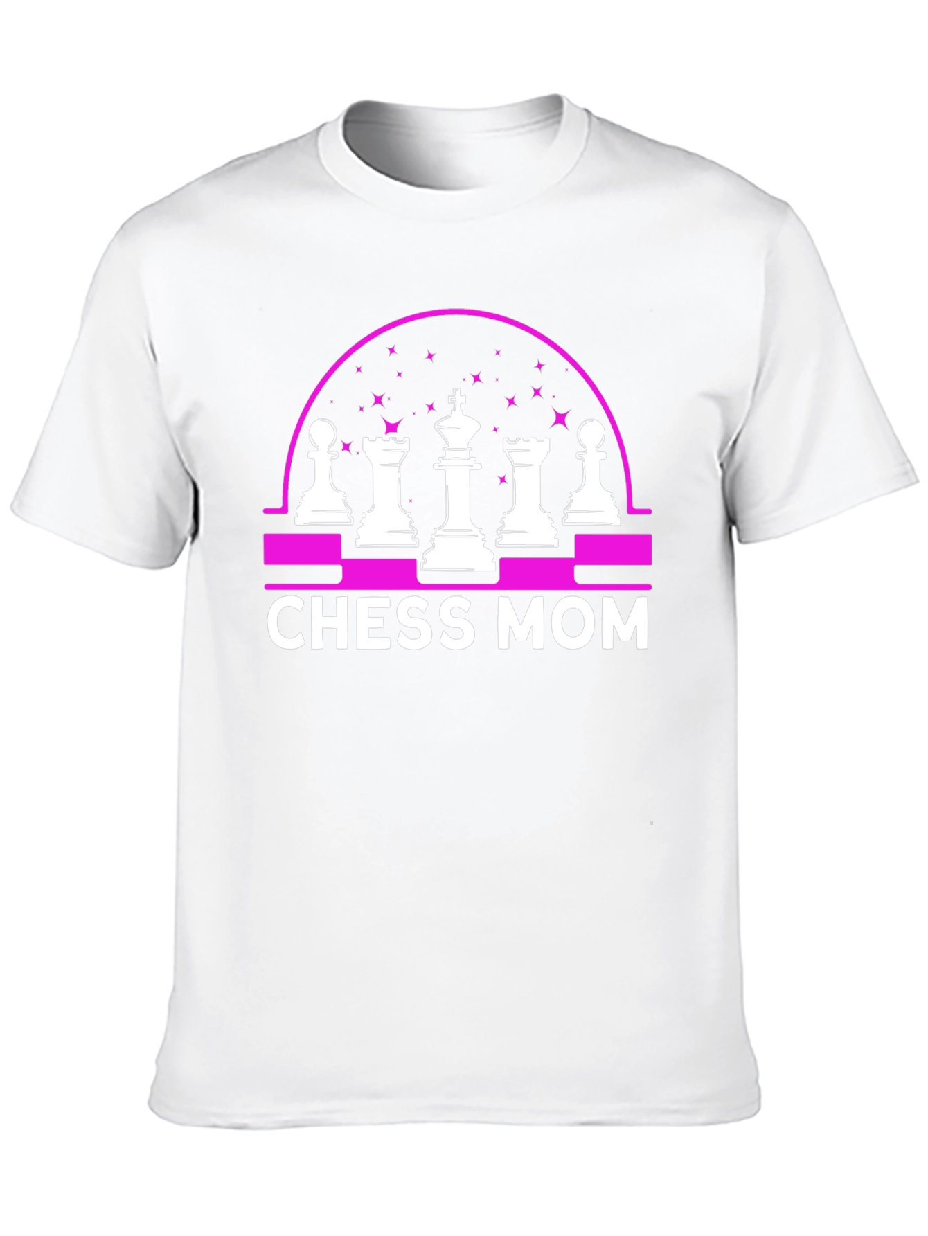 Chess Mom Graphic T-Shirt - Black