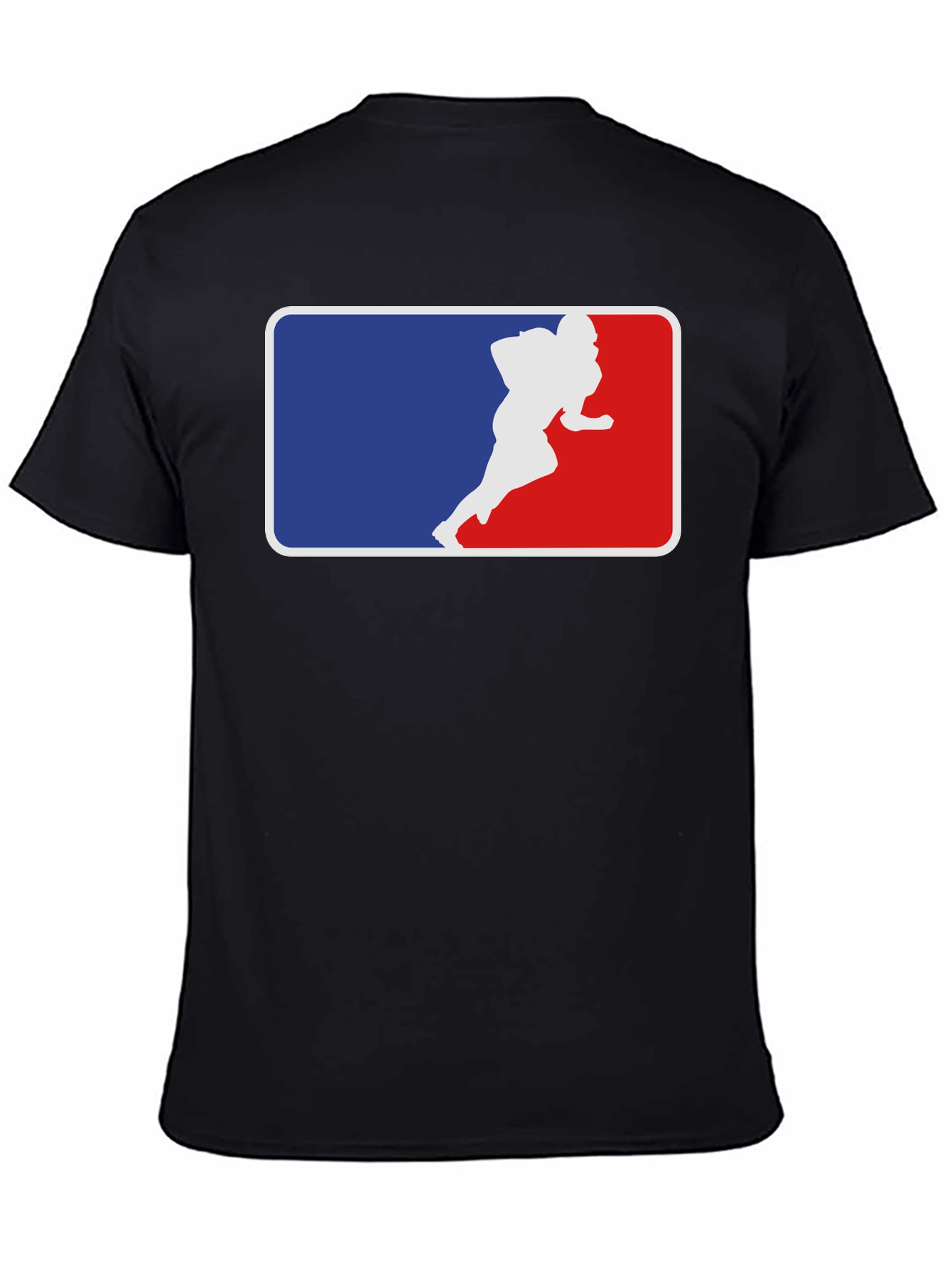 Football Player Silhouette Tee