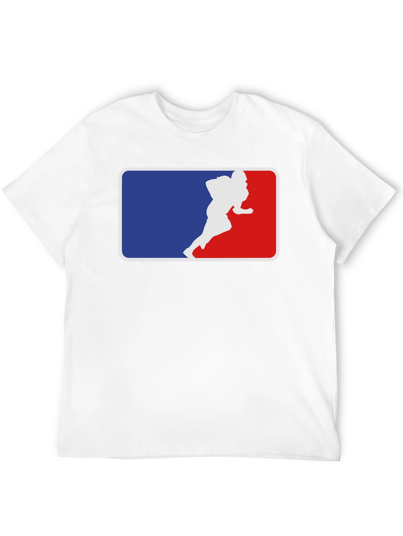 Football Player Silhouette Tee