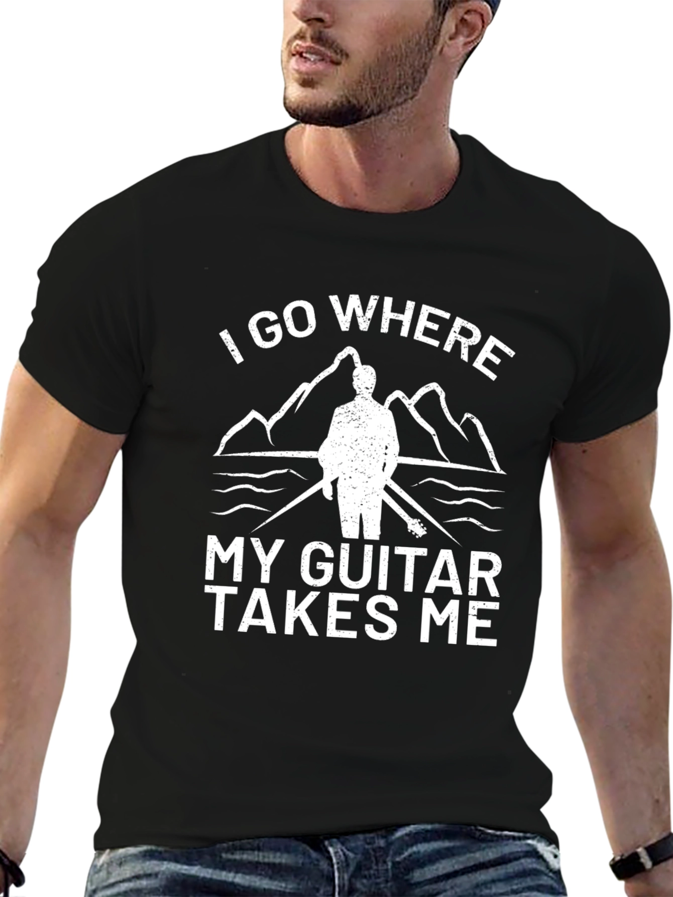 I Go Where My Guitar Takes Me T-Shirt