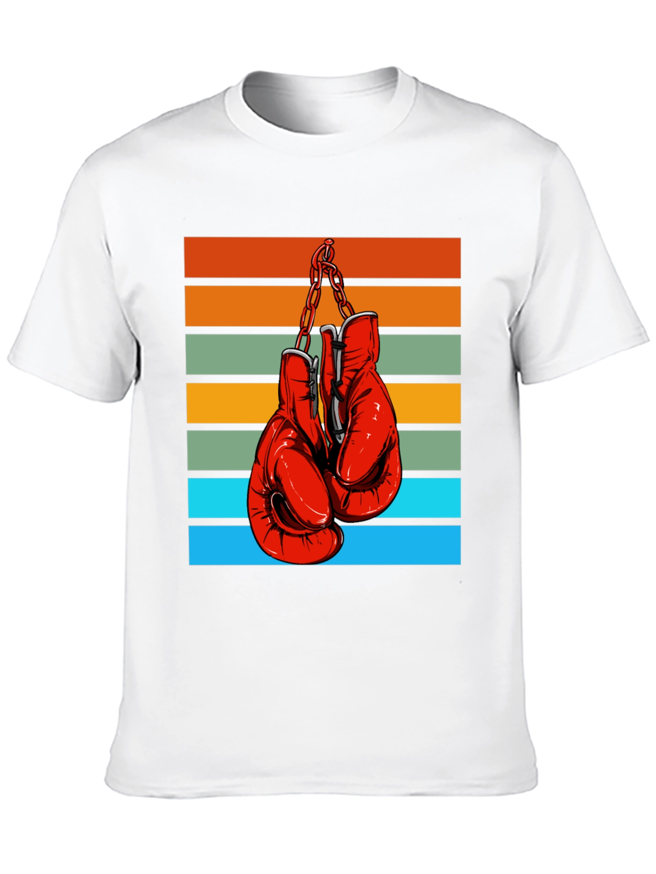 Retro Boxing Gloves Graphic Tee