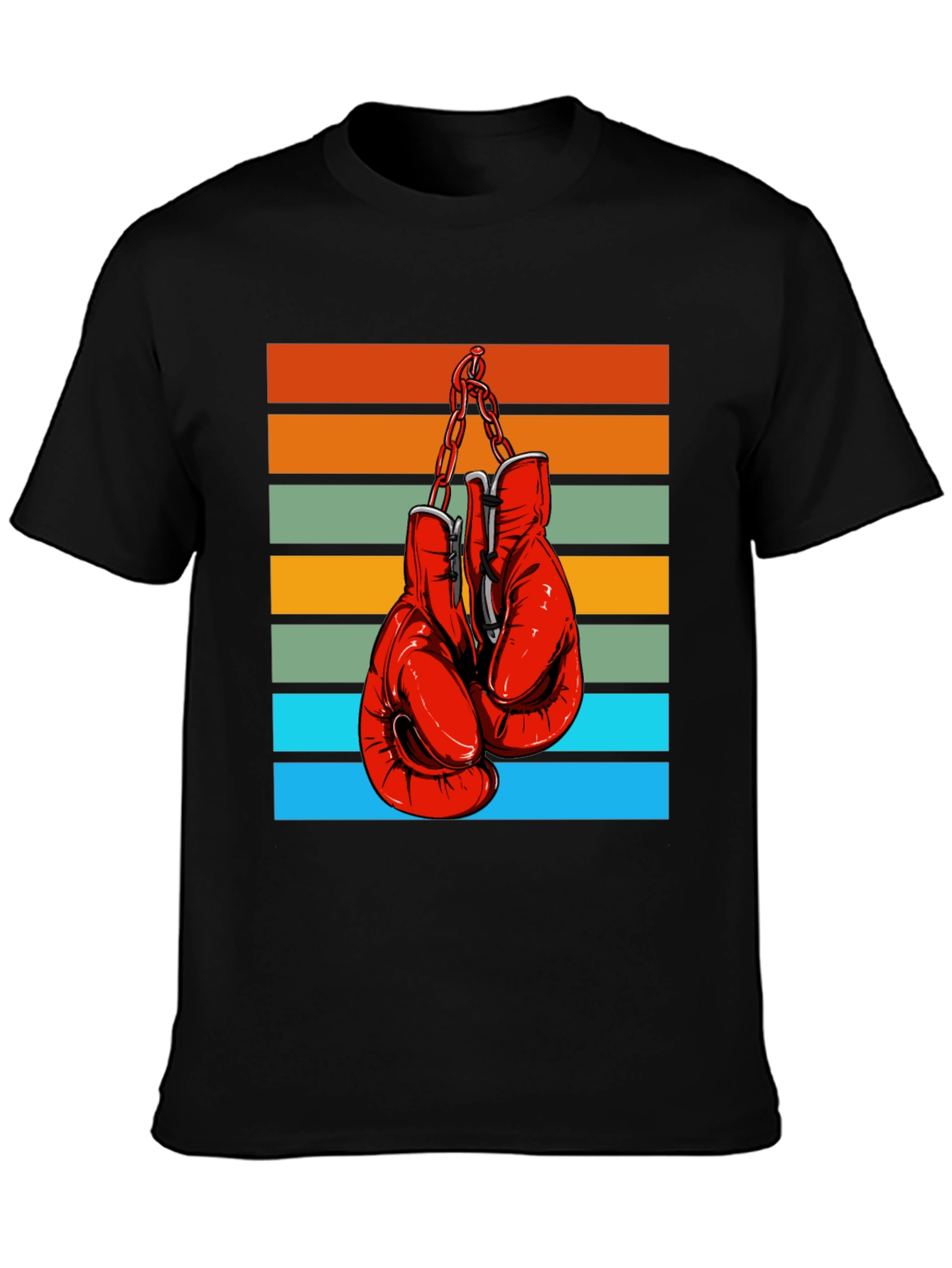 Retro Boxing Gloves Graphic Tee