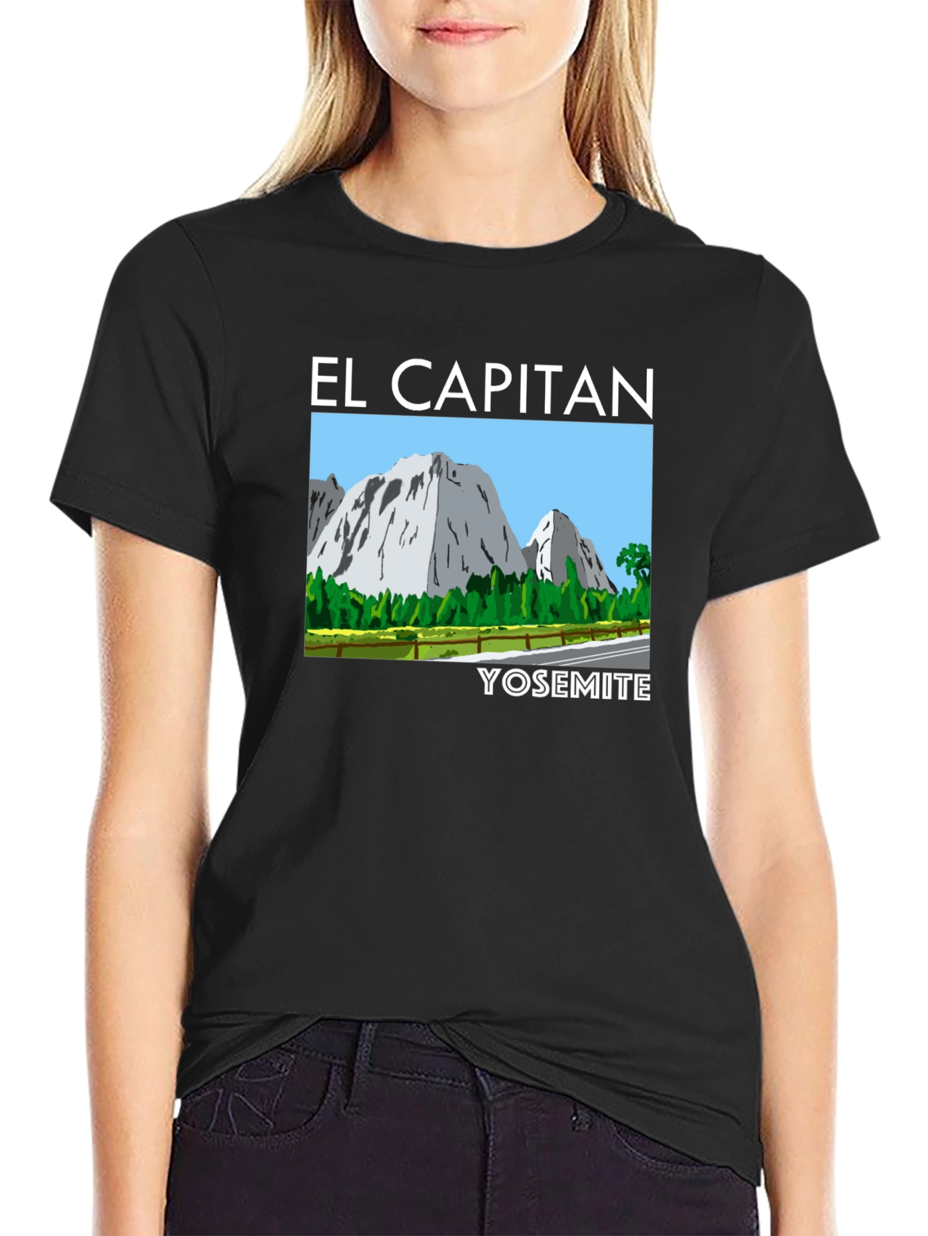 El Capitan Yosemite Graphic Tee - Black