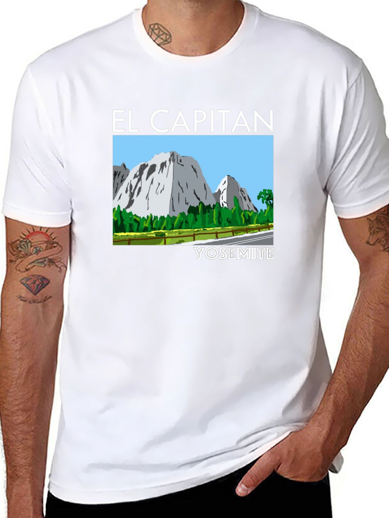 El Capitan Yosemite Graphic Tee - Black