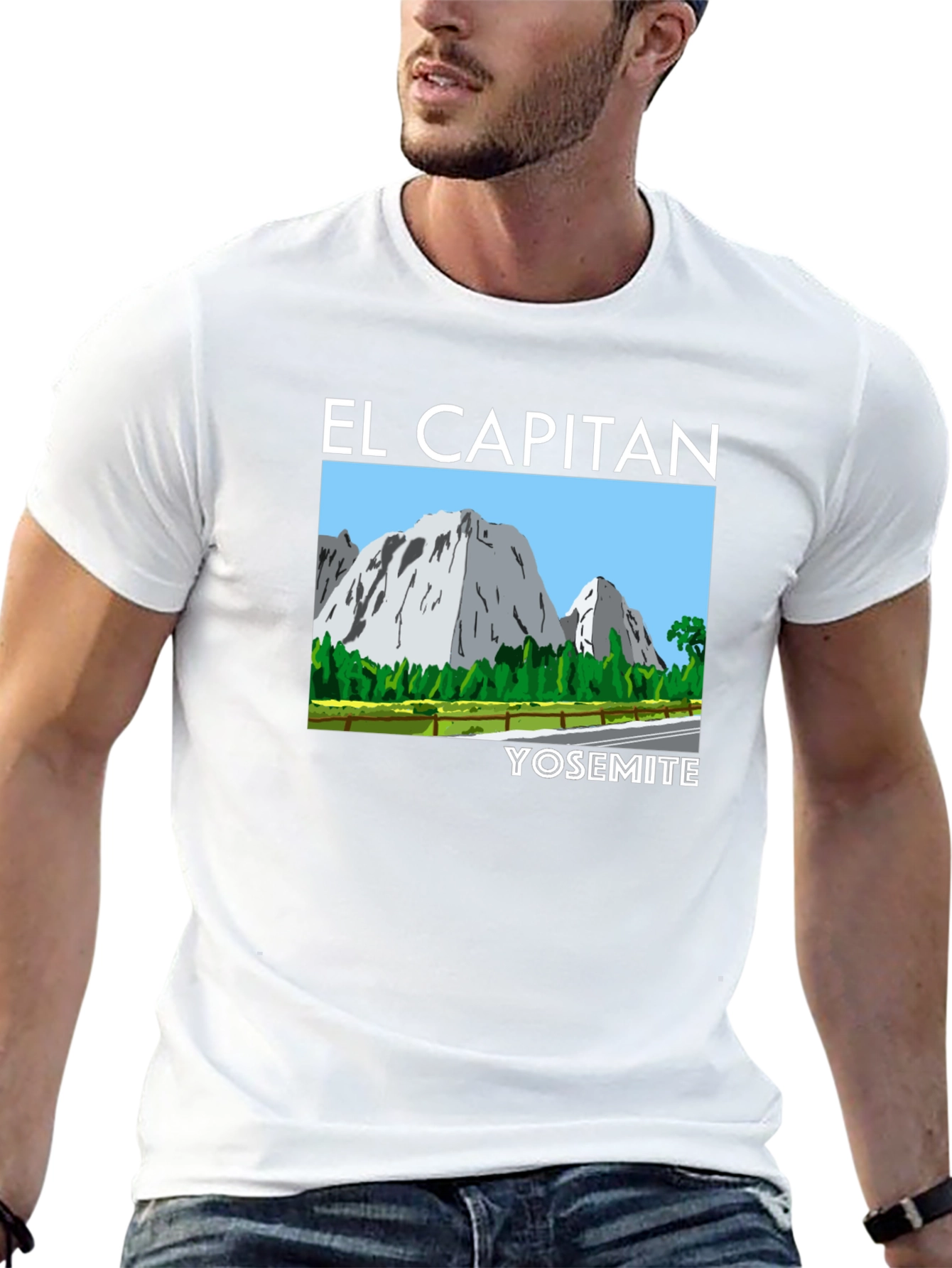 El Capitan Yosemite Graphic Tee - Black