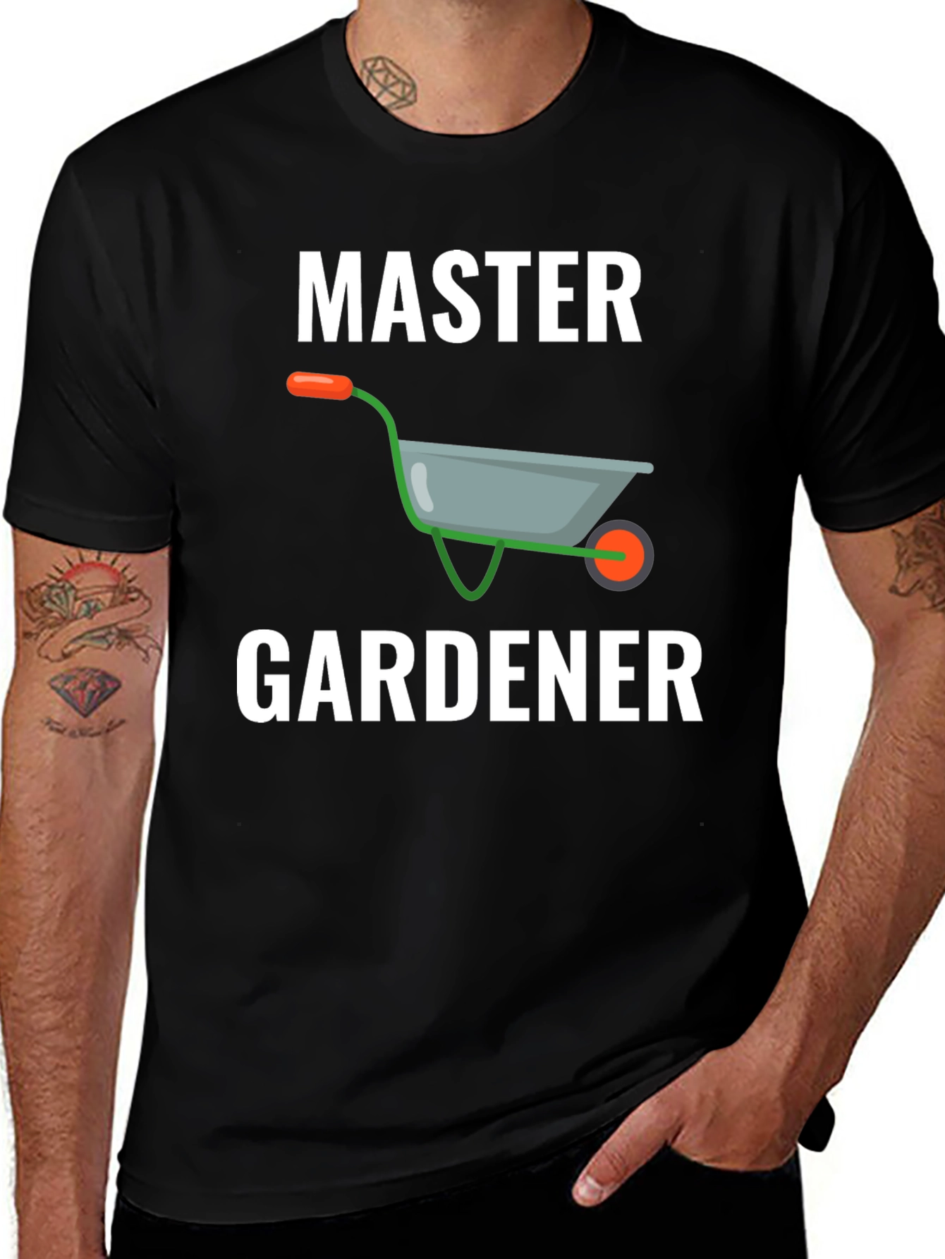Master Gardener Graphic Tee - Wheelbarrow Design