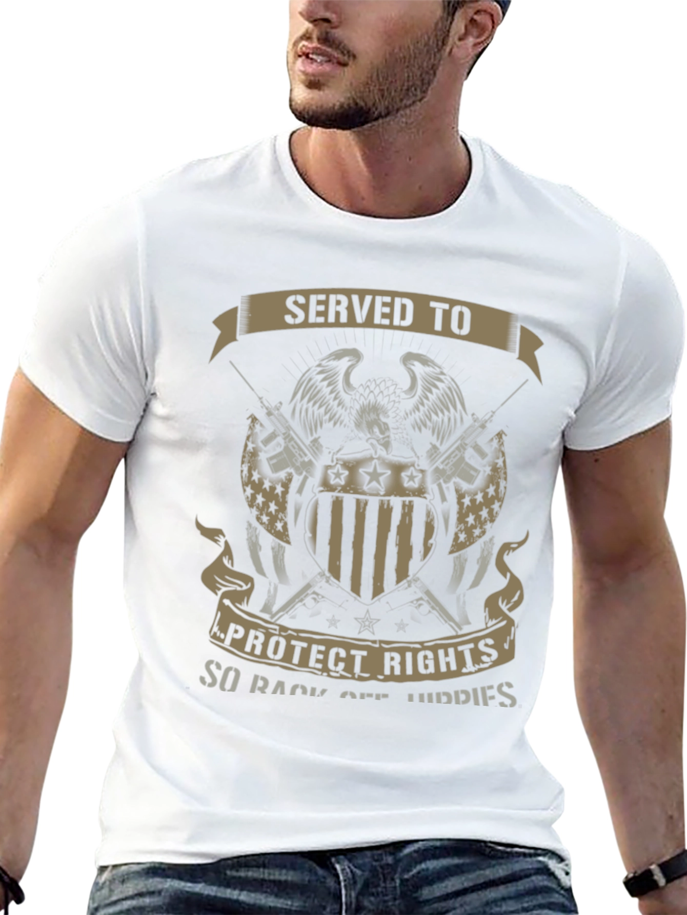 Served to Protect Rights Graphic Tee