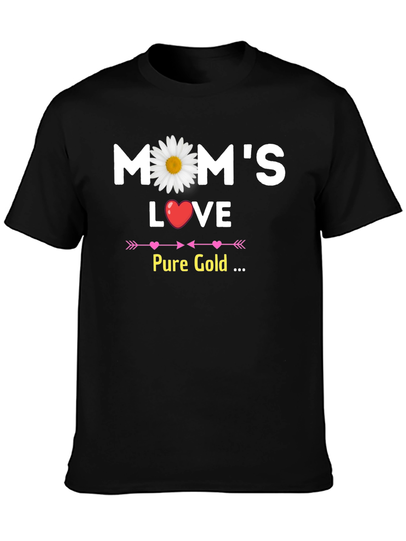 Moms Love Pure Gold Graphic T-Shirt