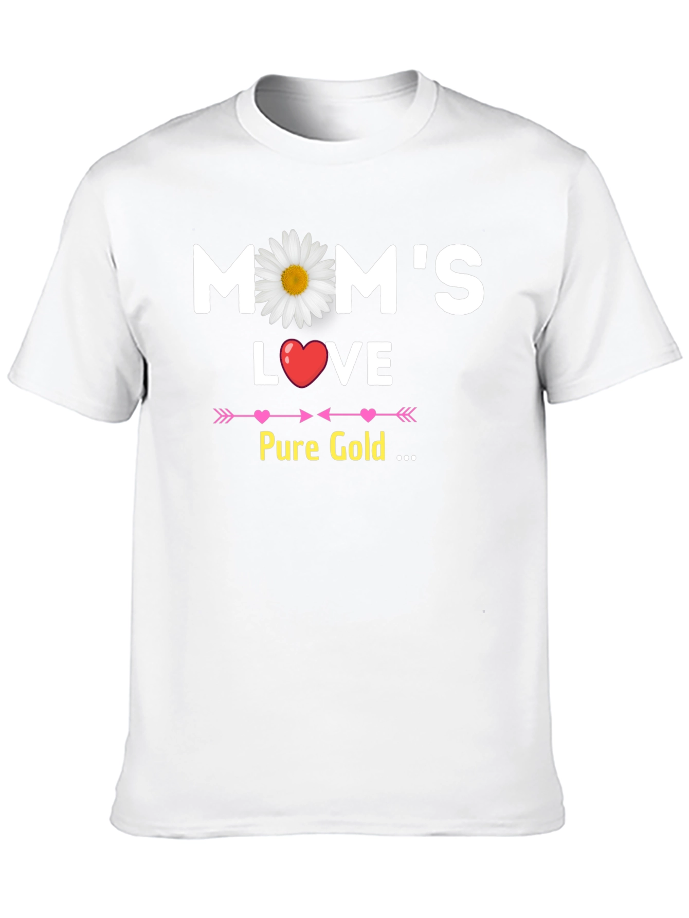 Moms Love Pure Gold Graphic T-Shirt