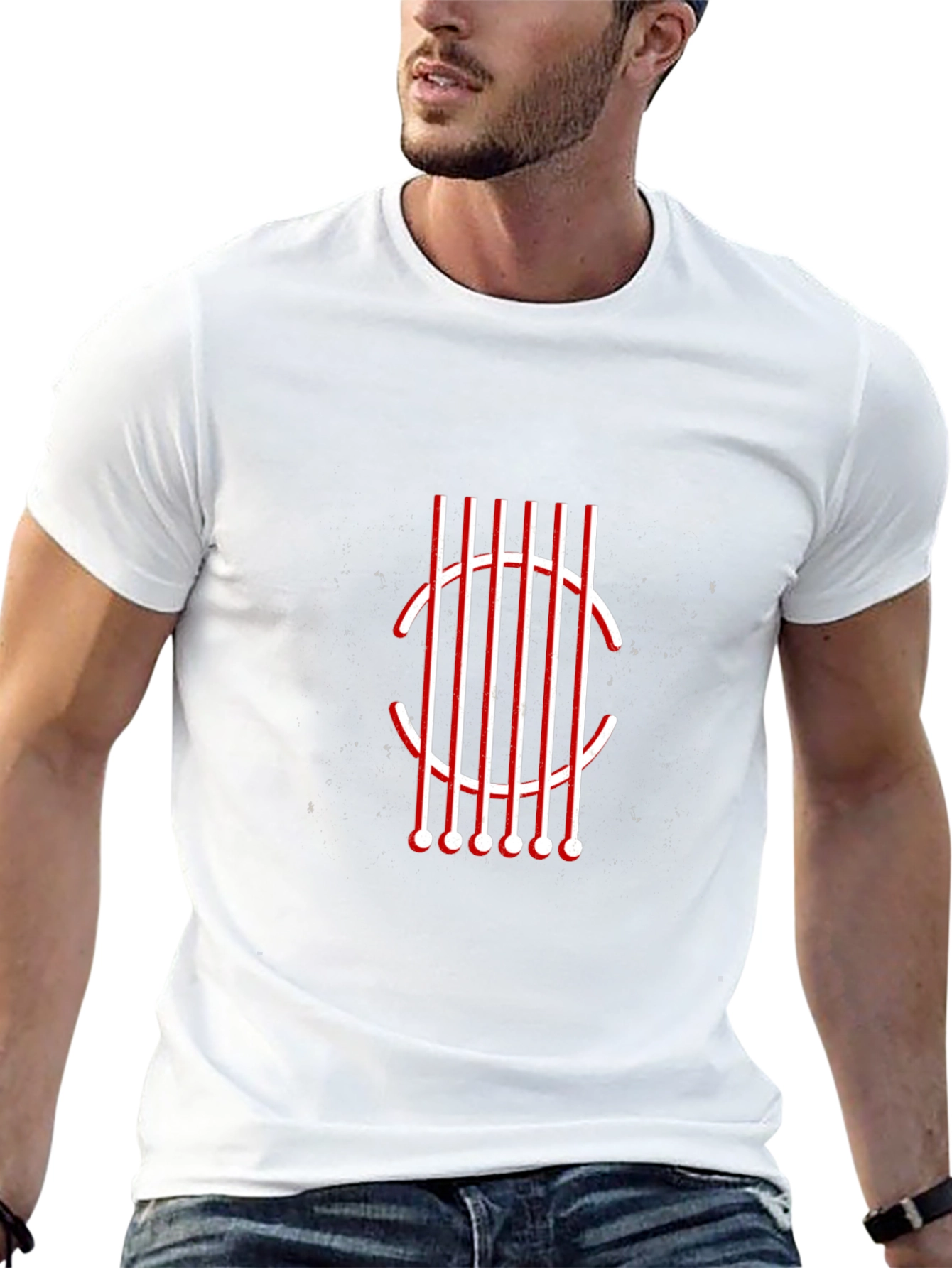 Guitar Strings Graphic Tee - Modern Musician Shirt