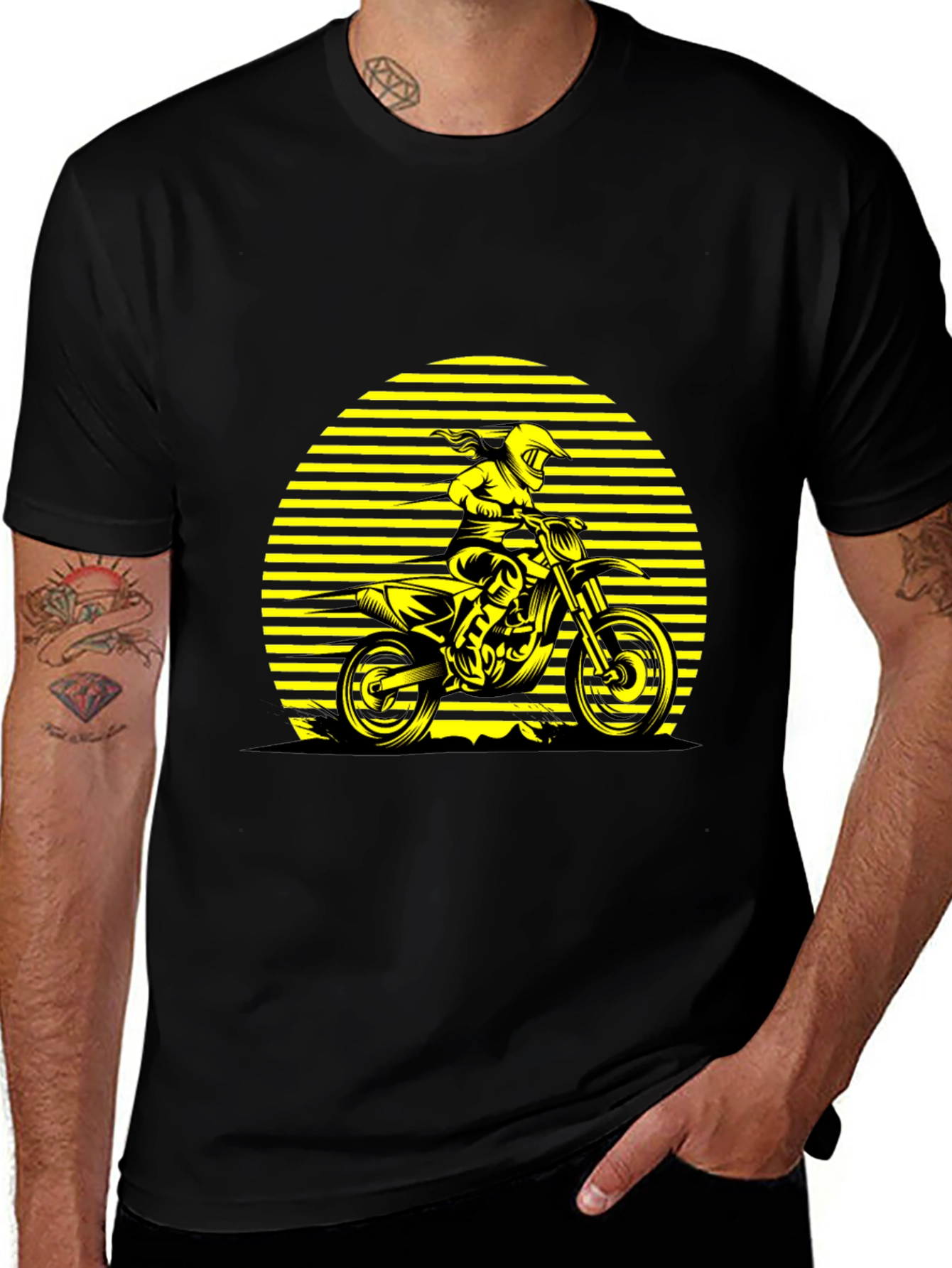 Dirt Bike Rider Graphic Tee