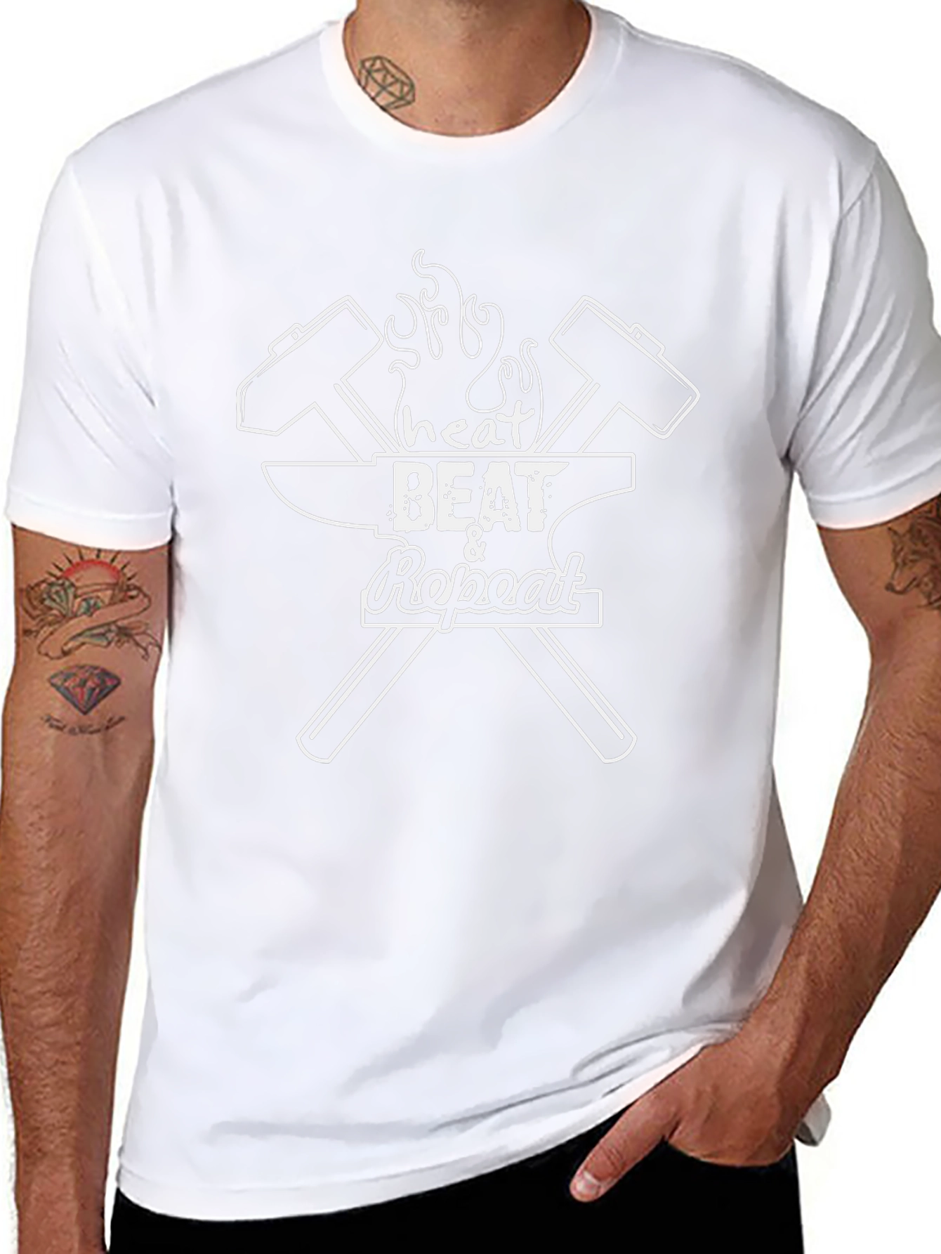 Blacksmith Heat Beat Repeat Graphic Tee