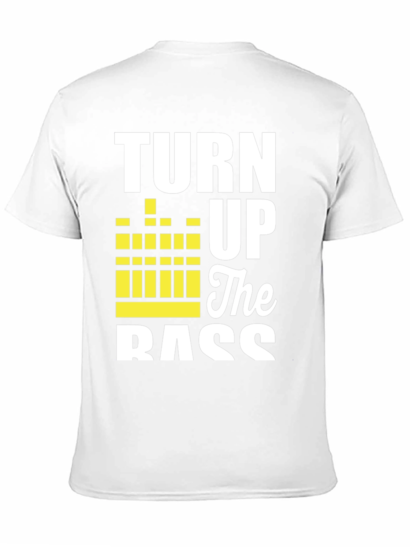 Turn Up The Bass Black Graphic Tee
