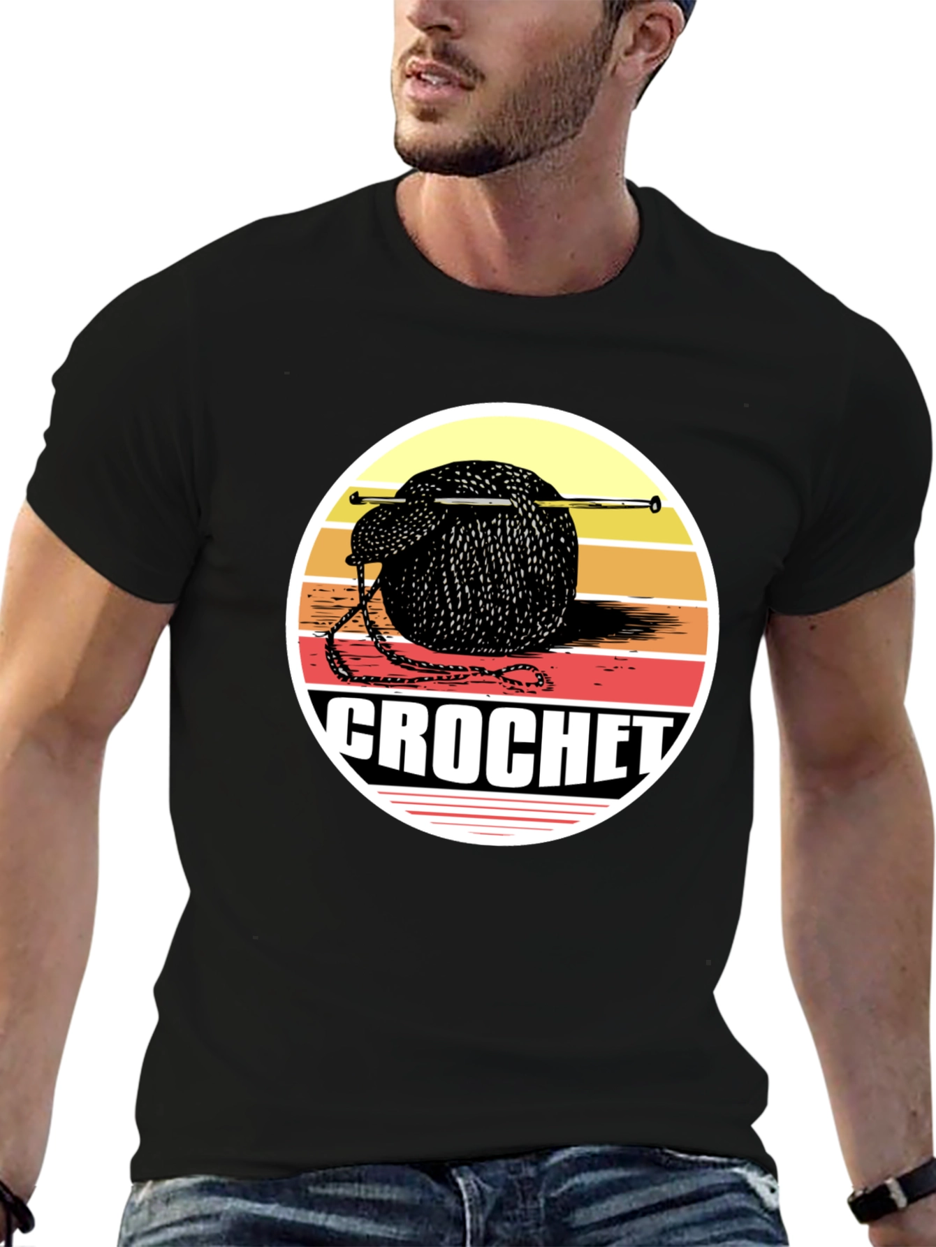 Crochet Yarn Ball Graphic Tee