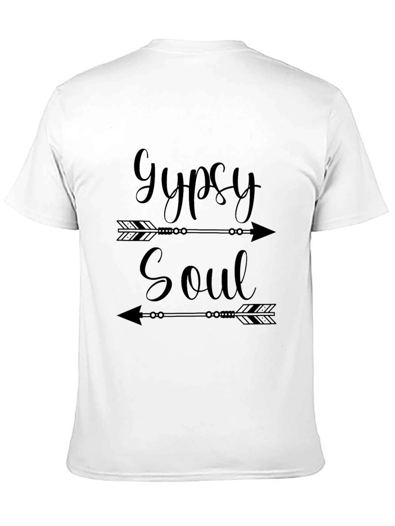 Gypsy Soul Graphic Print Black T-Shirt