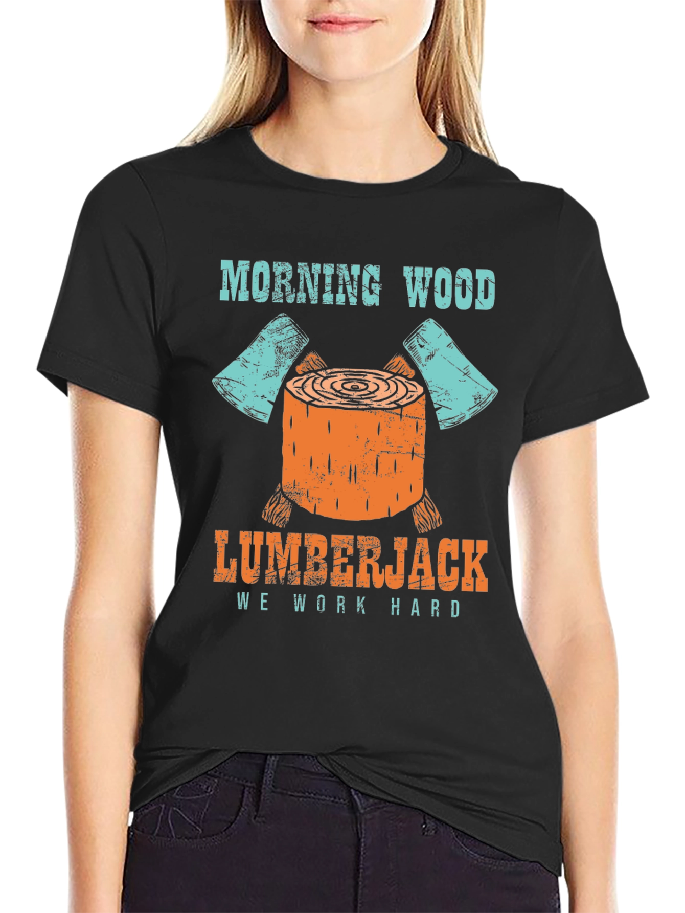 Morning Wood Lumberjack Graphic Tee