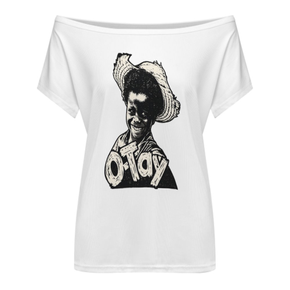 Retro O-Tay Graphic Tee – Vintage Cartoon Inspired Shirt with Classic Distressed Artwork(z415)