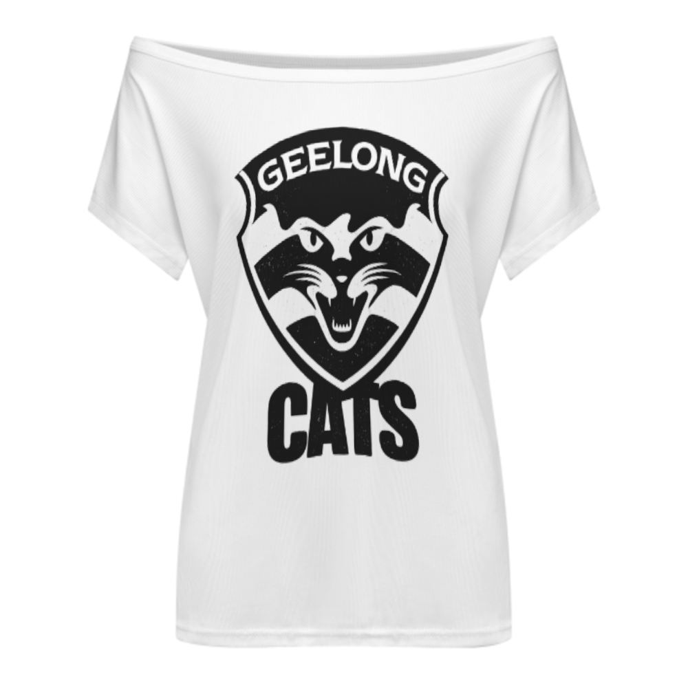 Geelong Cats Vintage Graphic Tee – Retro Sports Fan Shirt for Casual Streetwear Style(z414)