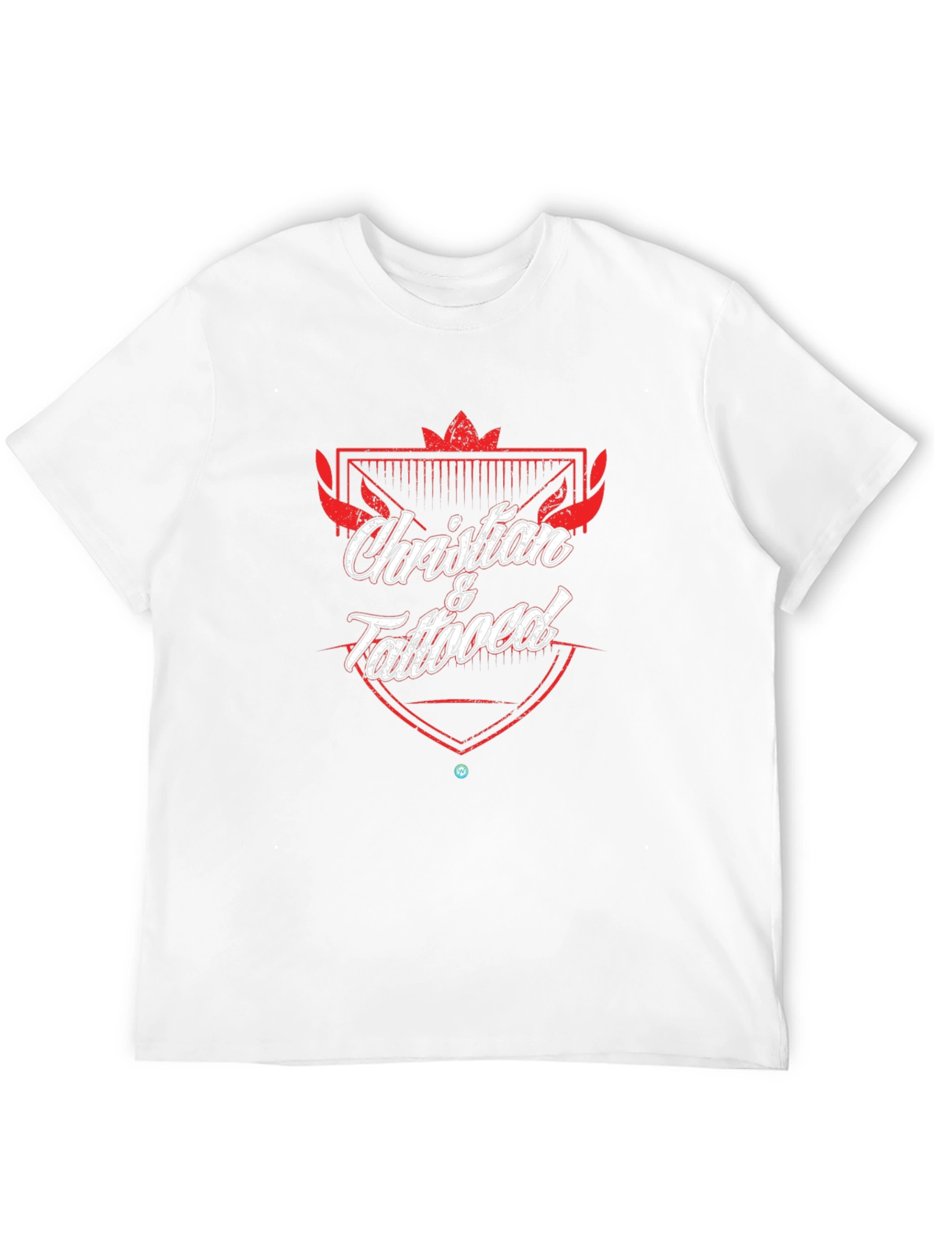Christian & Tattooed Graphic Black T-Shirt