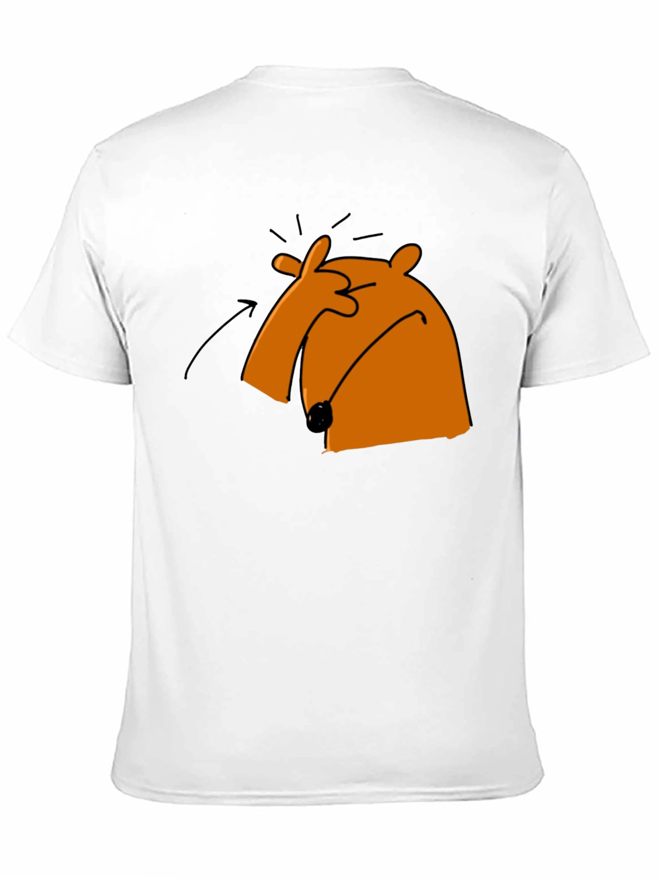 Funny Cartoon Bear Graphic T-Shirt