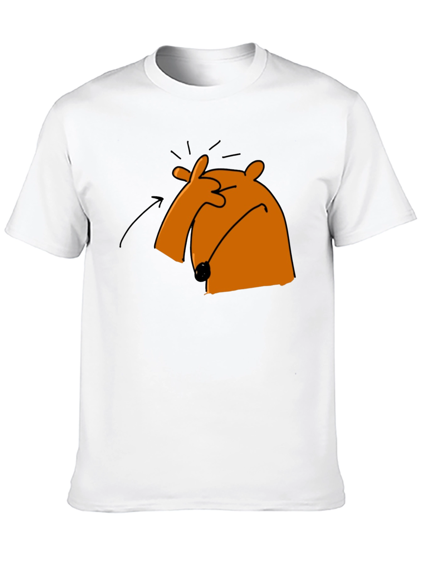 Funny Cartoon Bear Graphic T-Shirt
