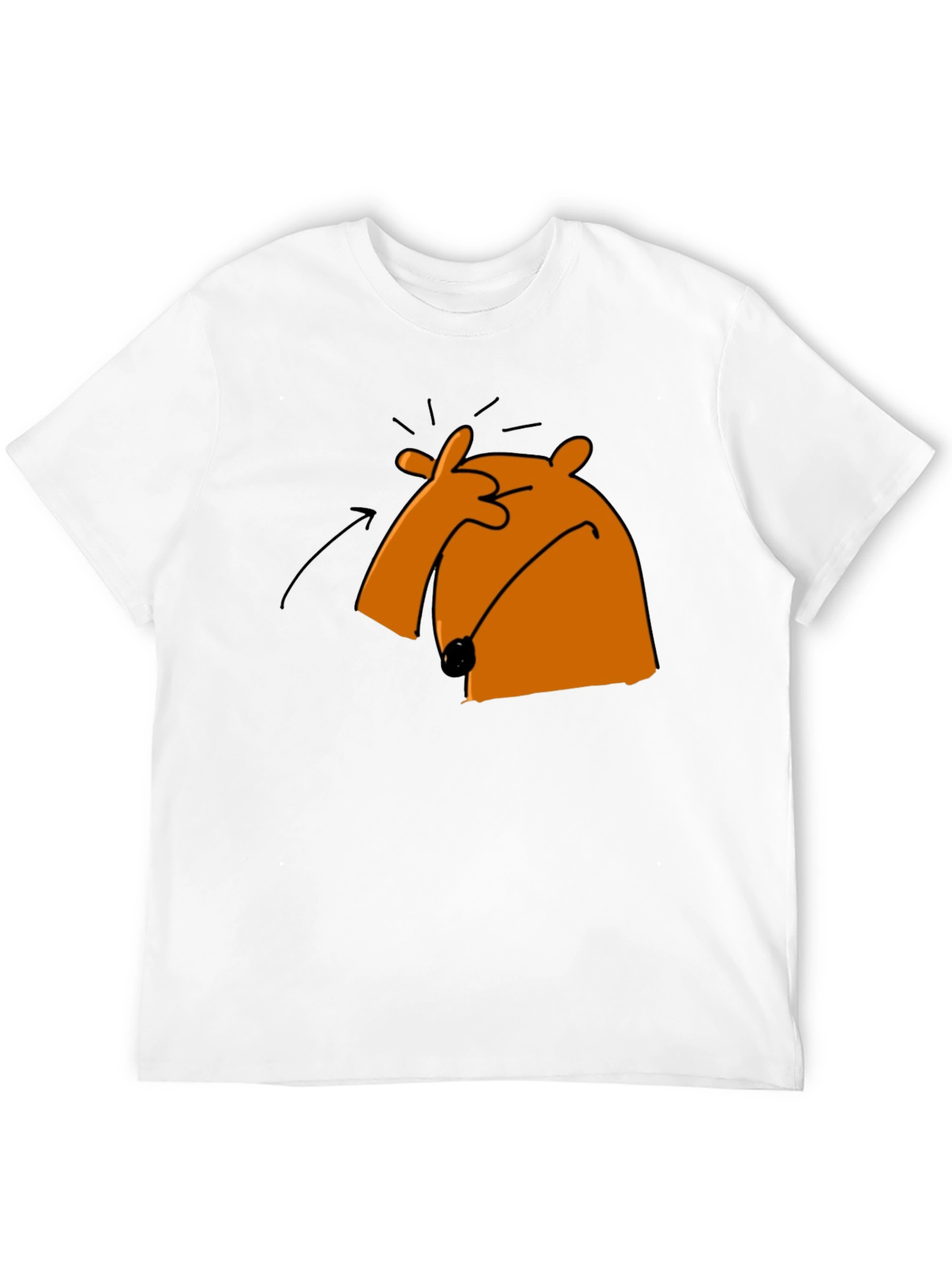 Funny Cartoon Bear Graphic T-Shirt