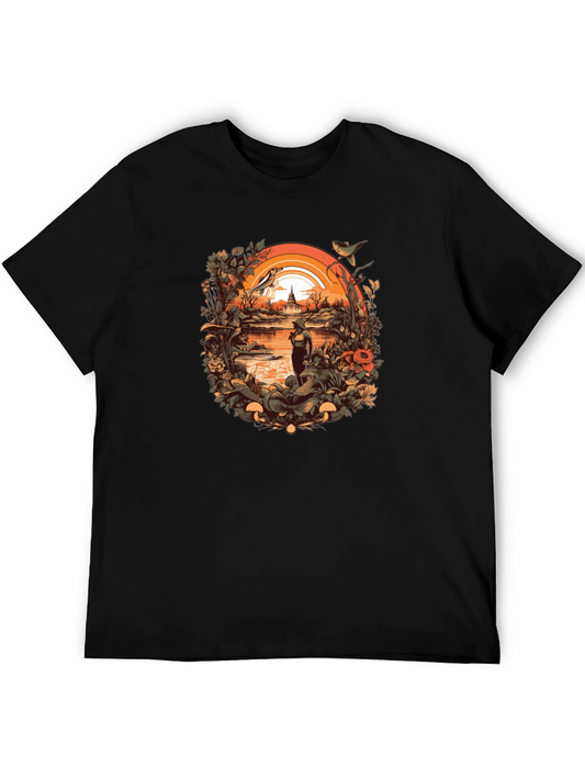 Nature Lovers Black T-Shirt