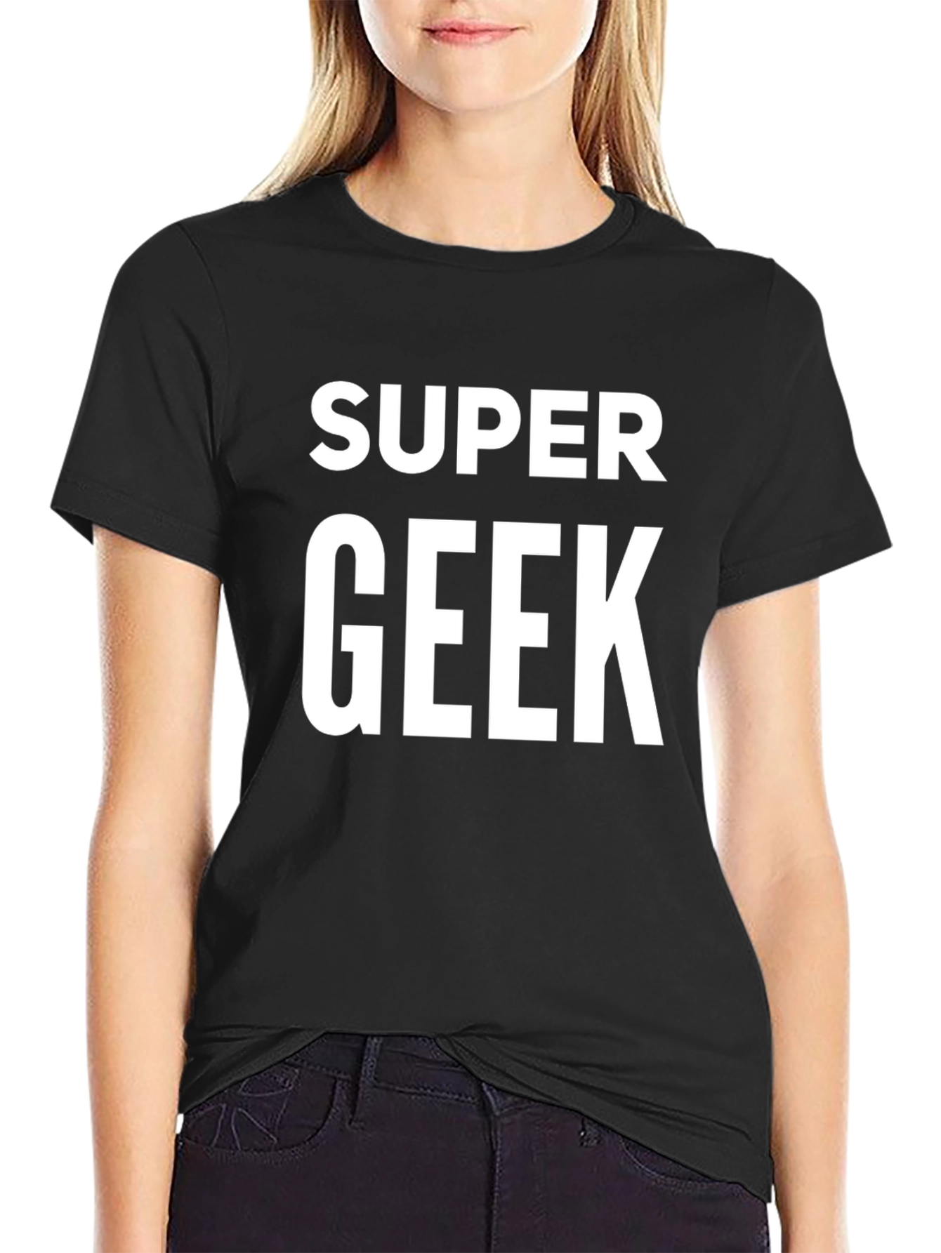 Super Geek Tee - Trendy Graphic T-Shirt
