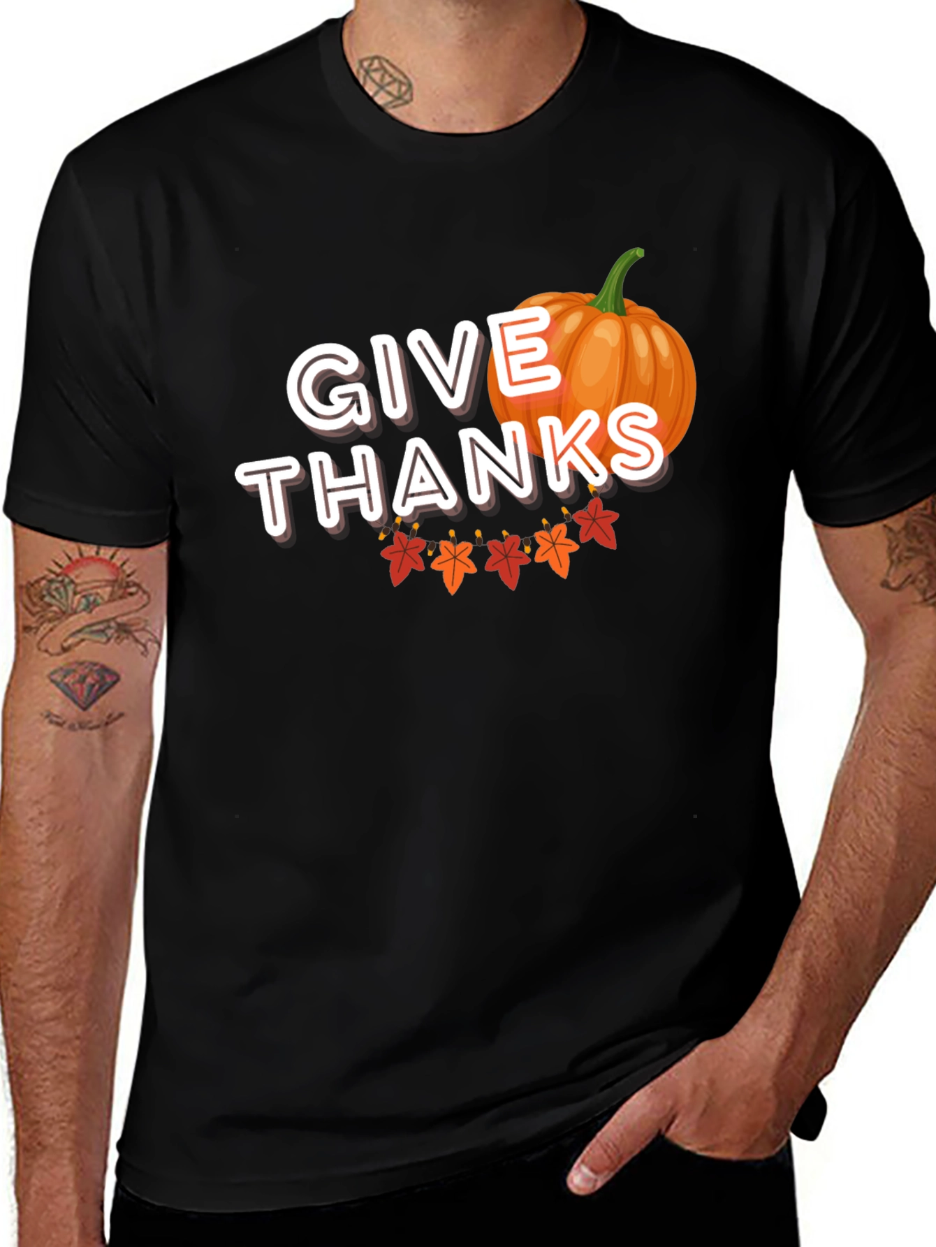 Give Thanks T-Shirt Thanksgiving Apparel