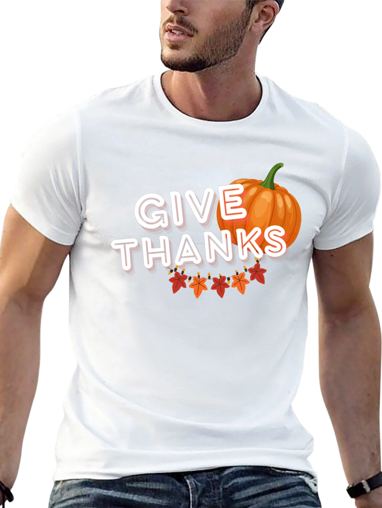 Give Thanks T-Shirt Thanksgiving Apparel