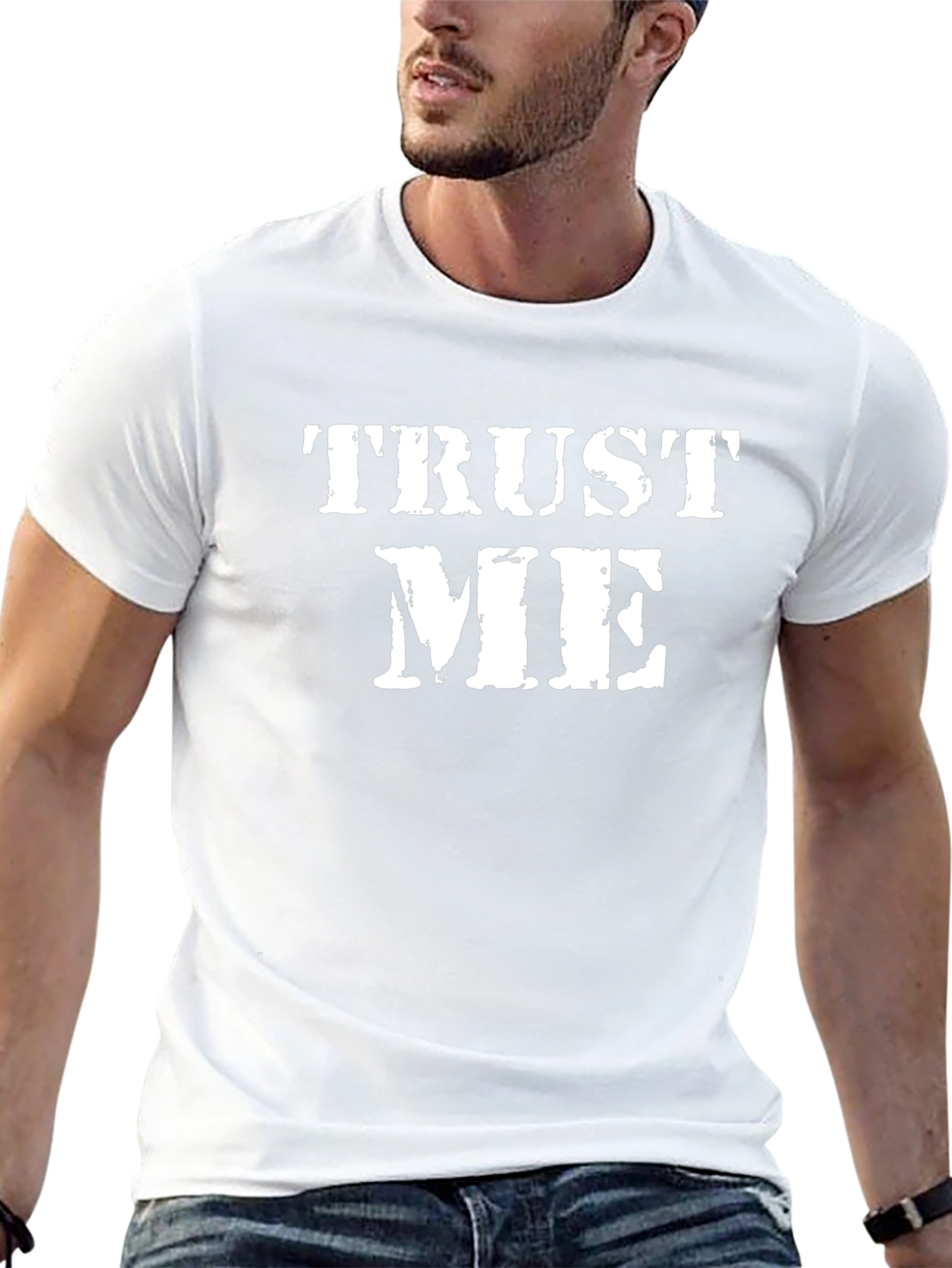 Trust Me Graphic Tee - Mens Black T-Shirt