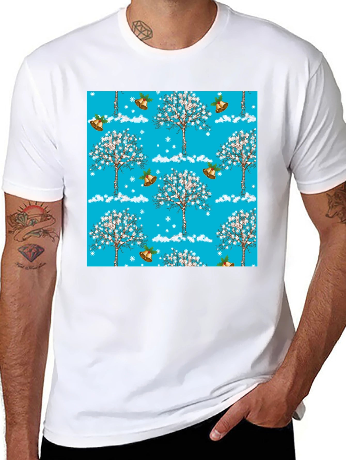 Winter Tree Patterned Tee