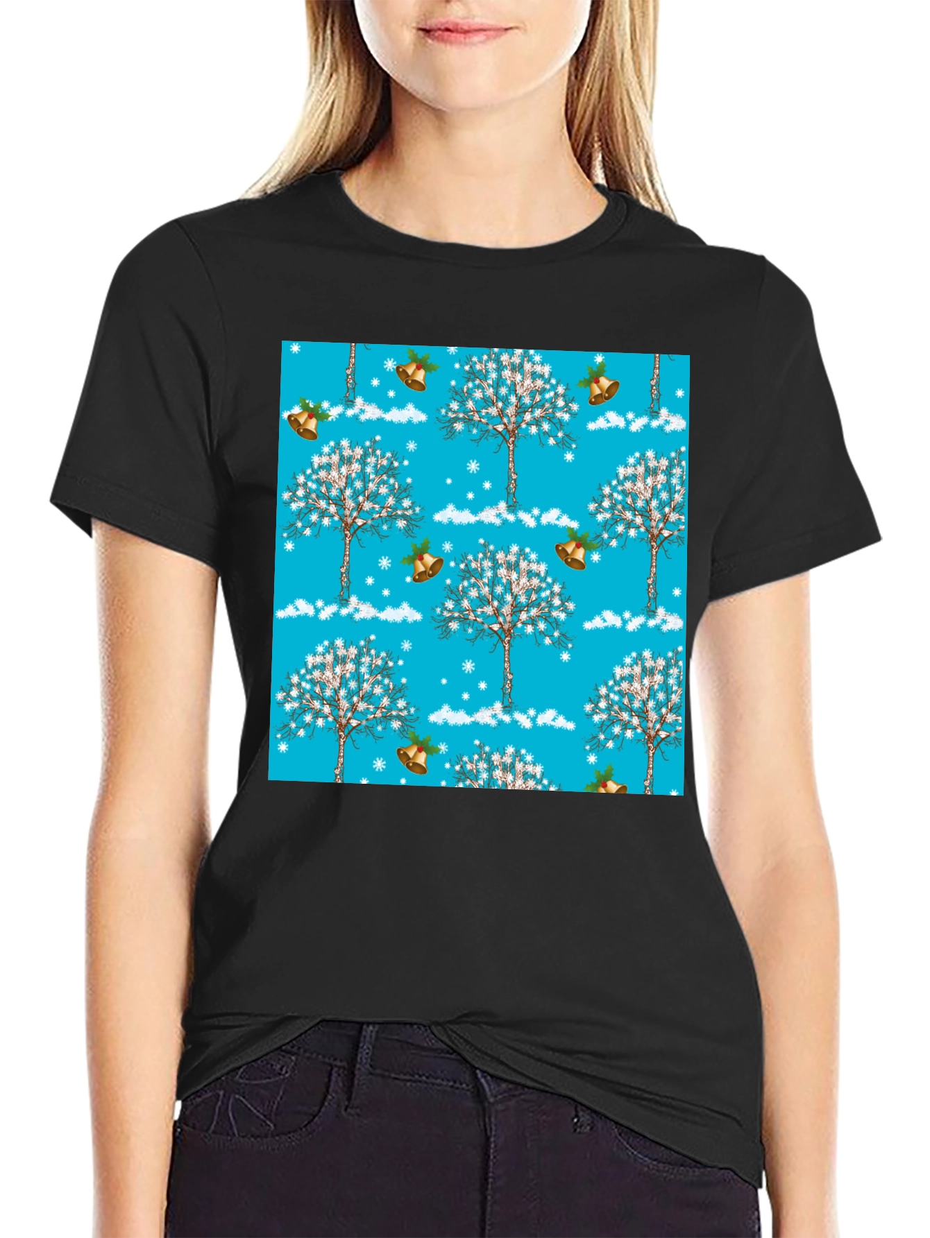 Winter Tree Patterned Tee
