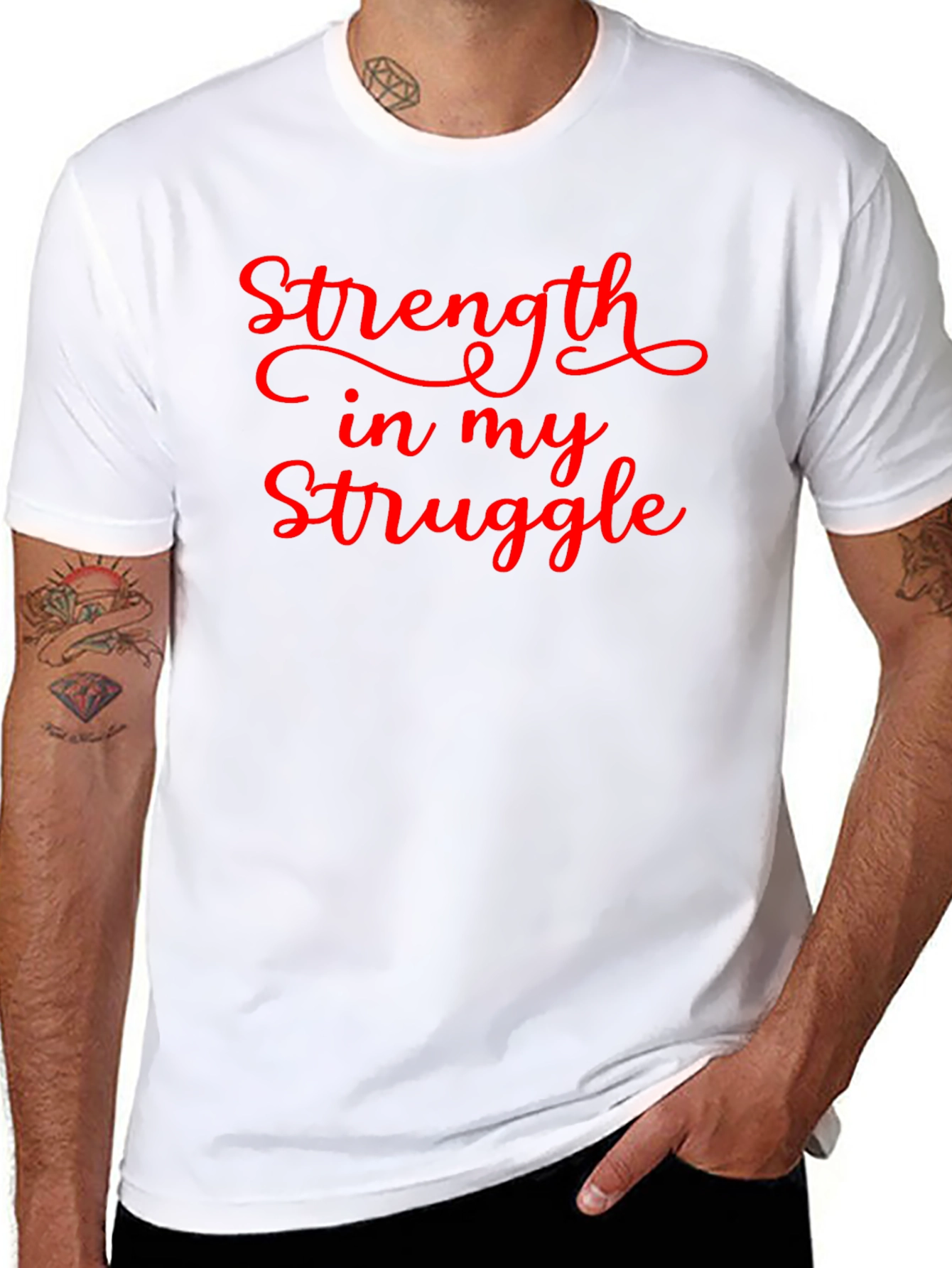 Strength in My Struggle Graphic T-Shirt