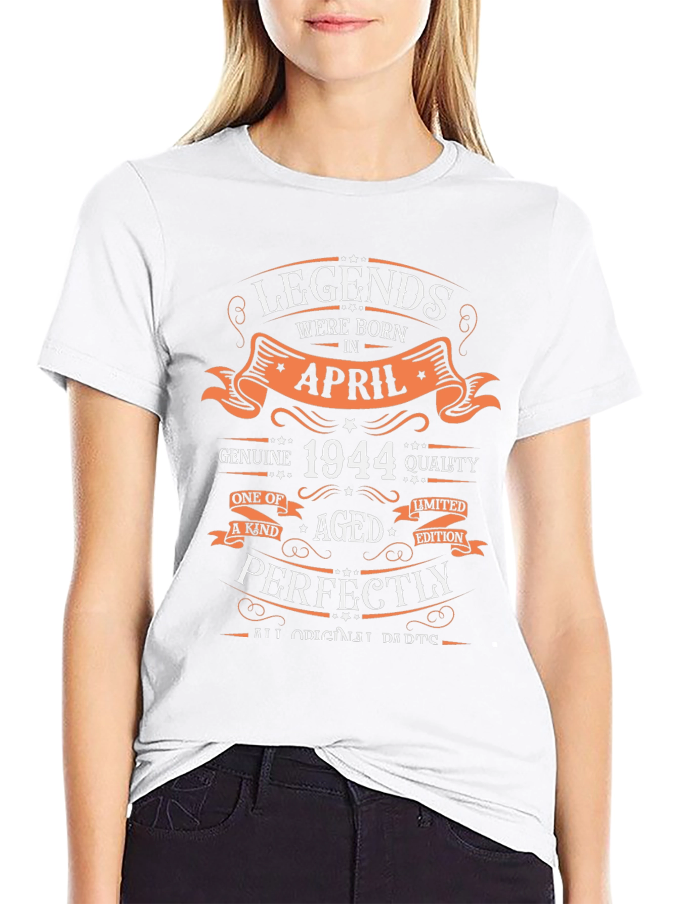 Legends Born in April 1944 Graphic T-Shirt