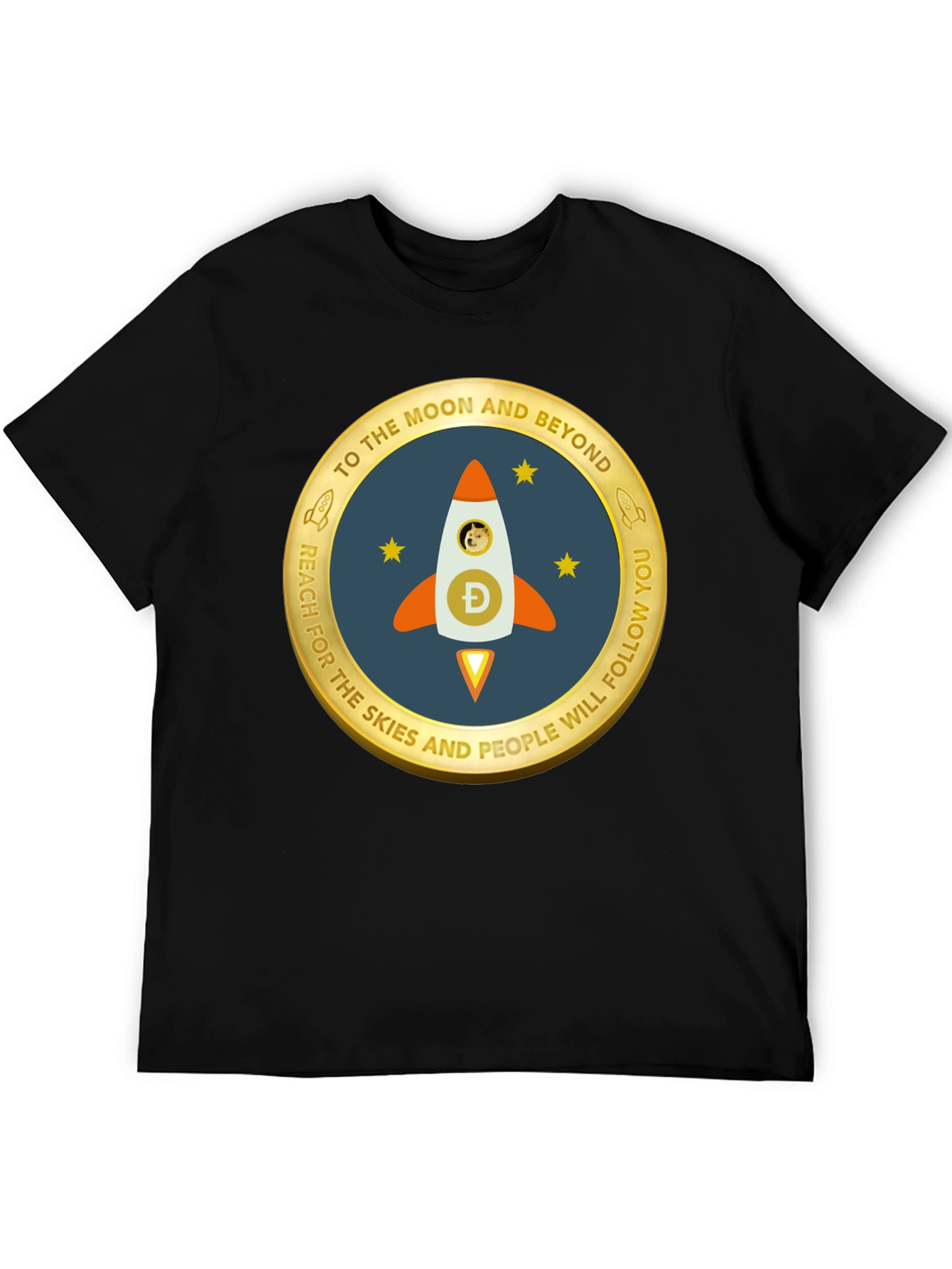 Dogecoin Rocket T-Shirt - To The Moon!