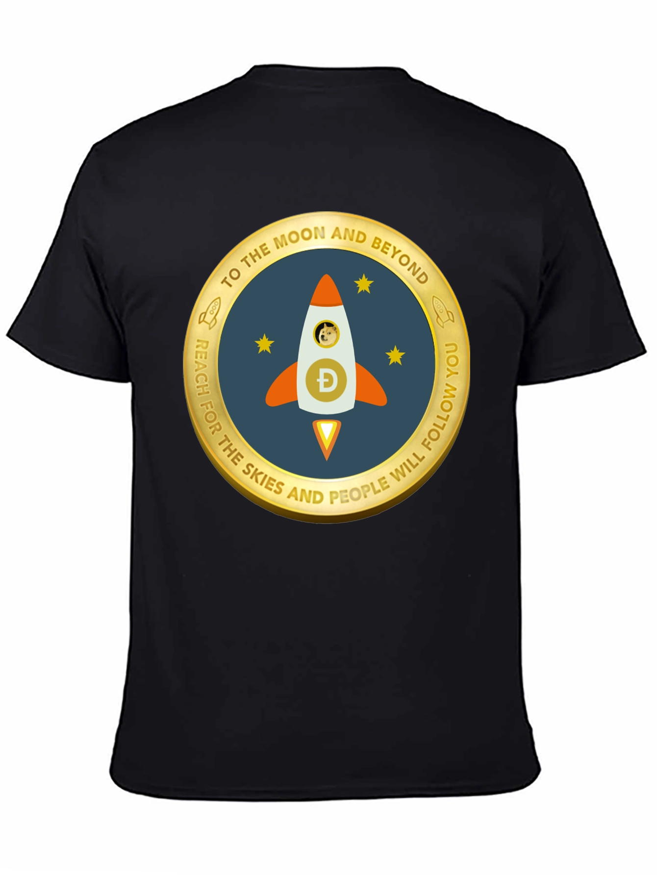 Dogecoin Rocket T-Shirt - To The Moon!
