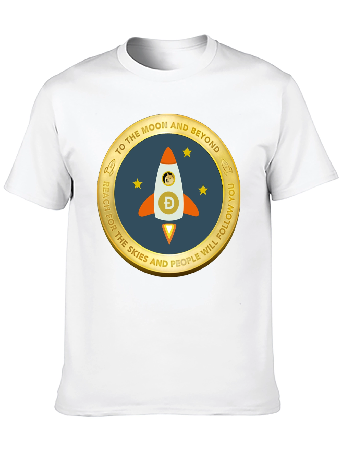 Dogecoin Rocket T-Shirt - To The Moon!