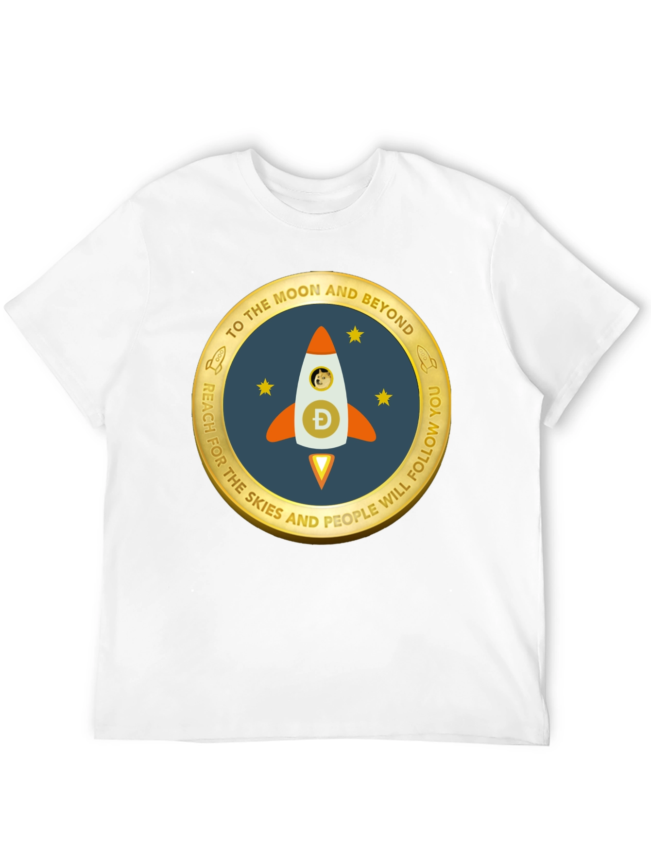 Dogecoin Rocket T-Shirt - To The Moon!