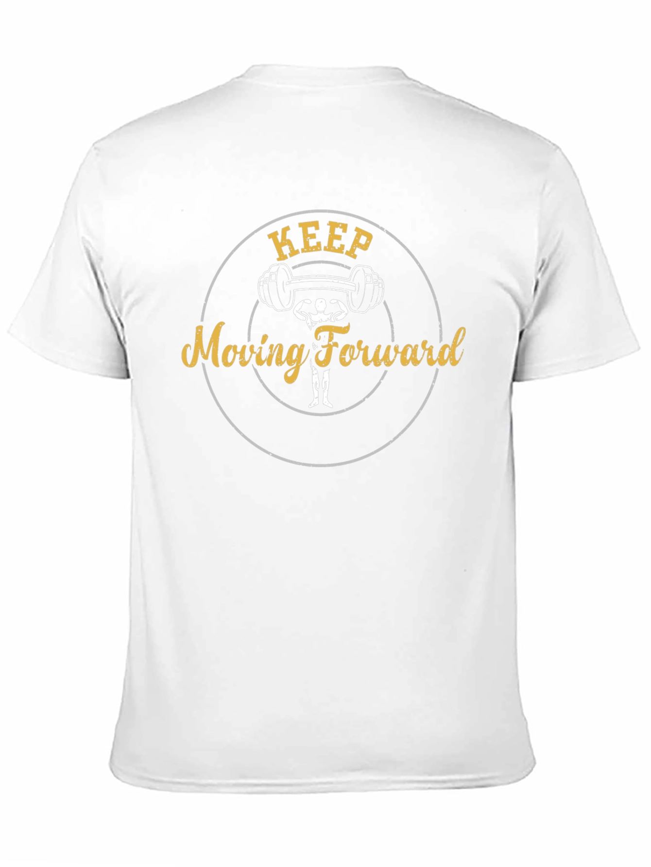 Keep Moving Forward Black Graphic T-Shirt