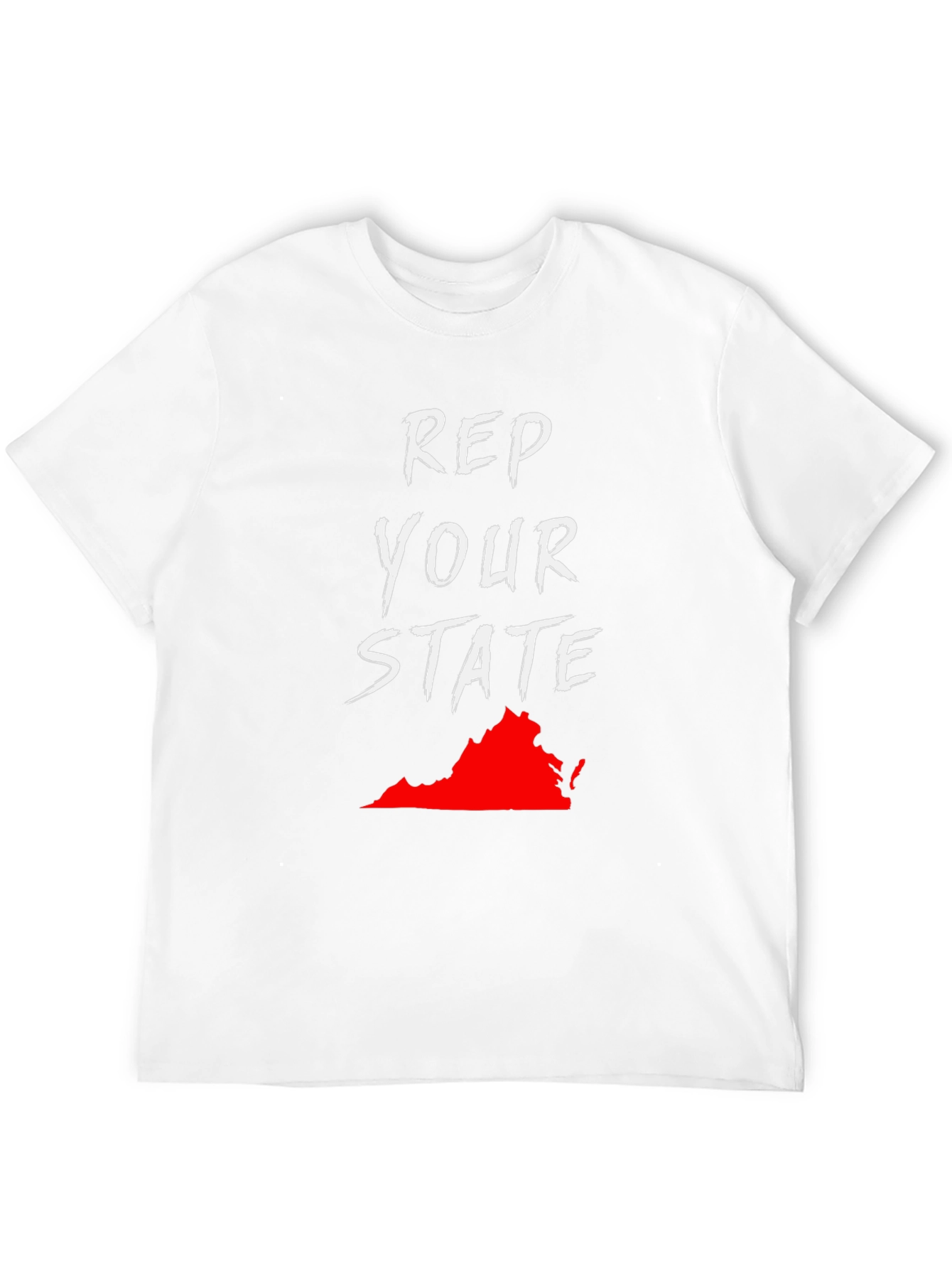 Rep Your State Black Graphic T-Shirt