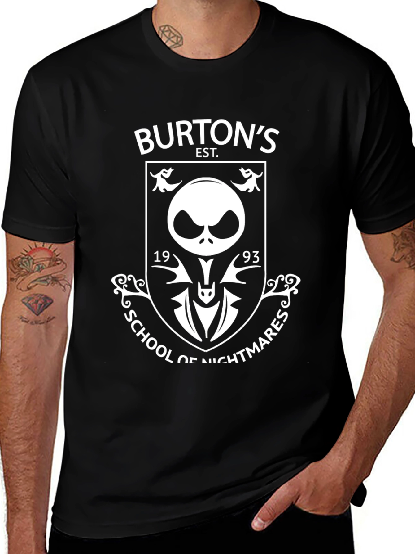 Burtons School of Nightmares Graphic T-Shirt