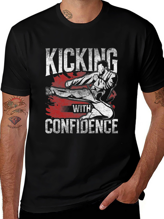 Kicking With Confidence Martial Arts T-Shirt