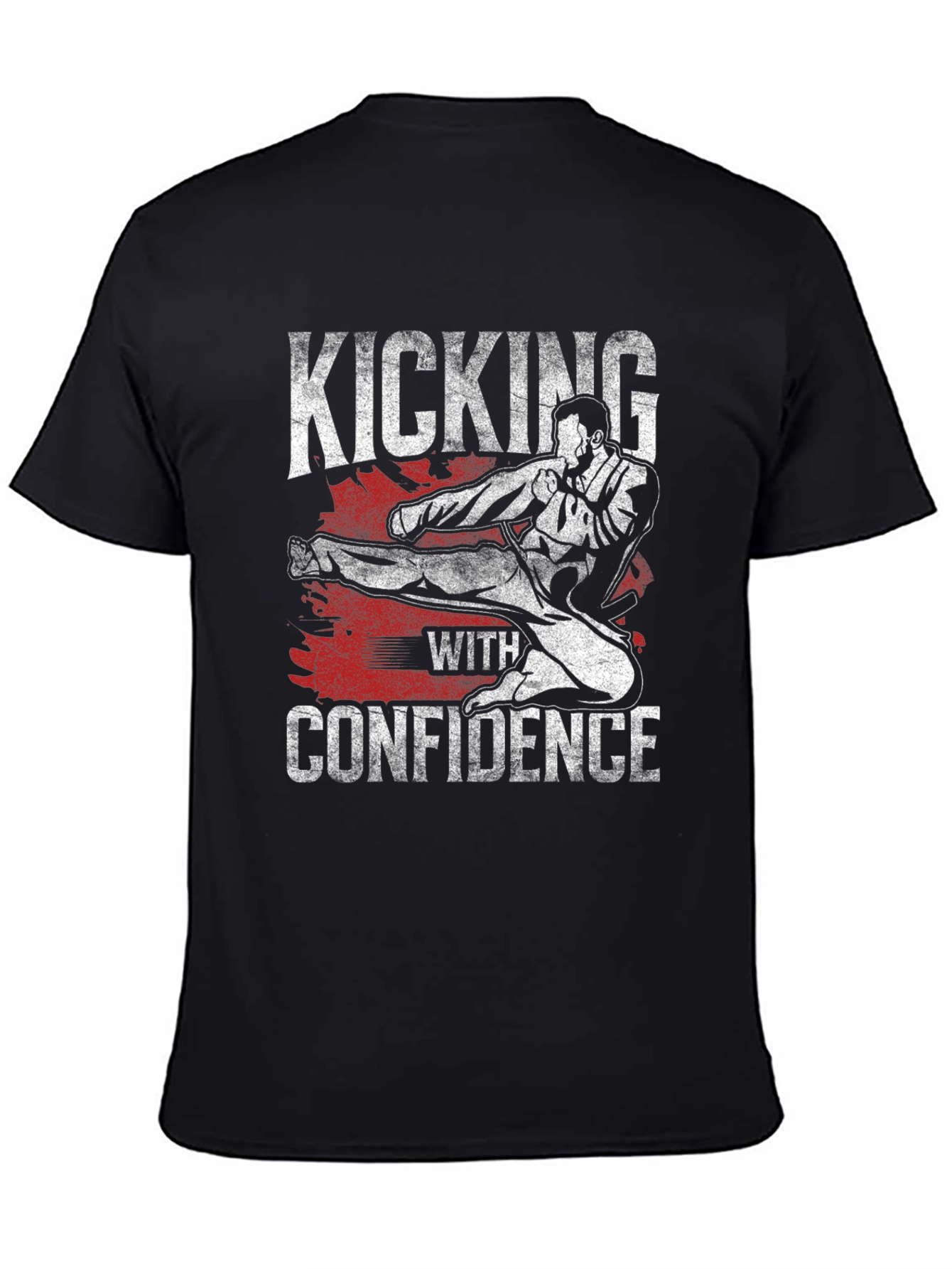 Kicking With Confidence Martial Arts T-Shirt