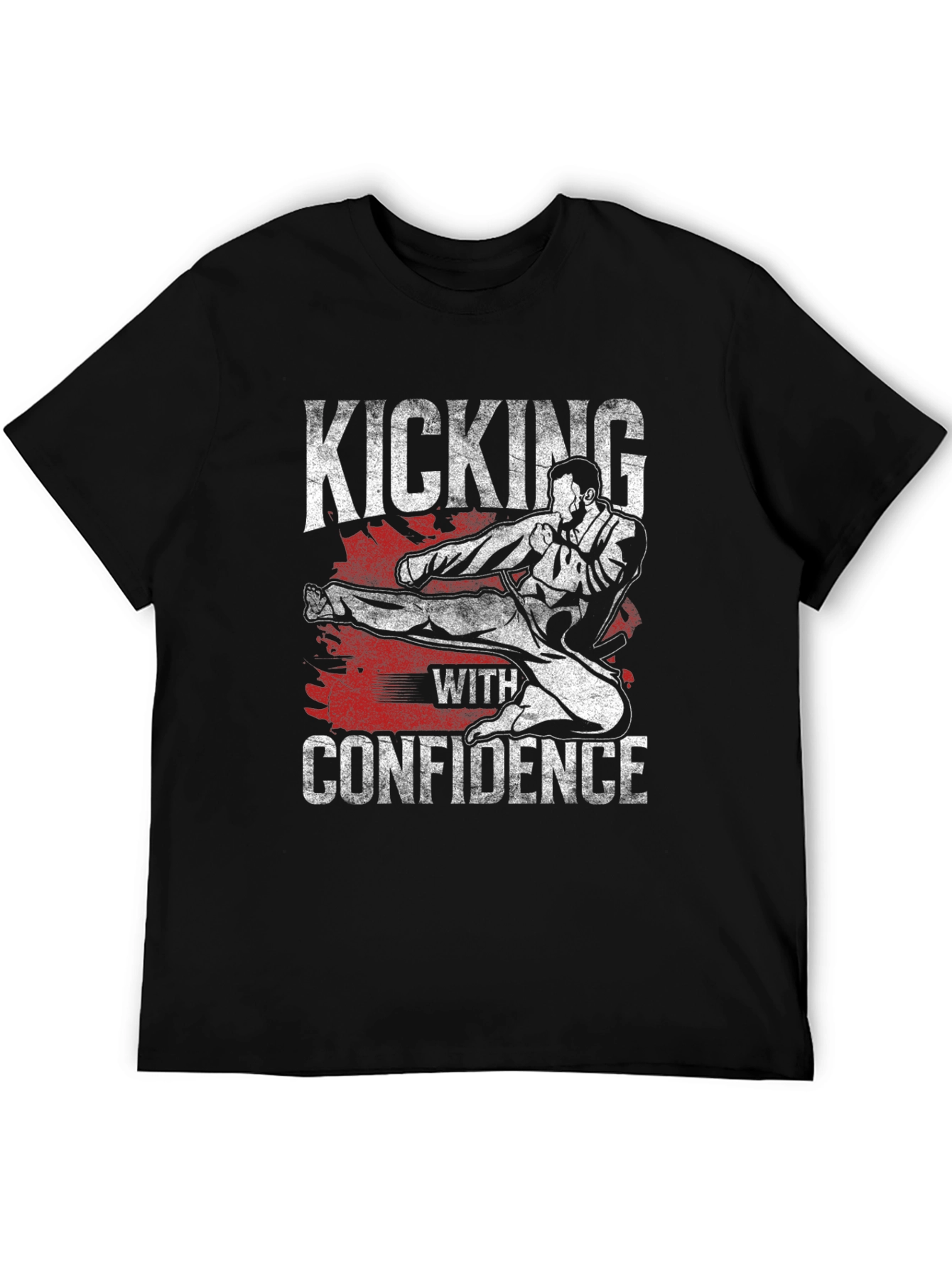 Kicking With Confidence Martial Arts T-Shirt