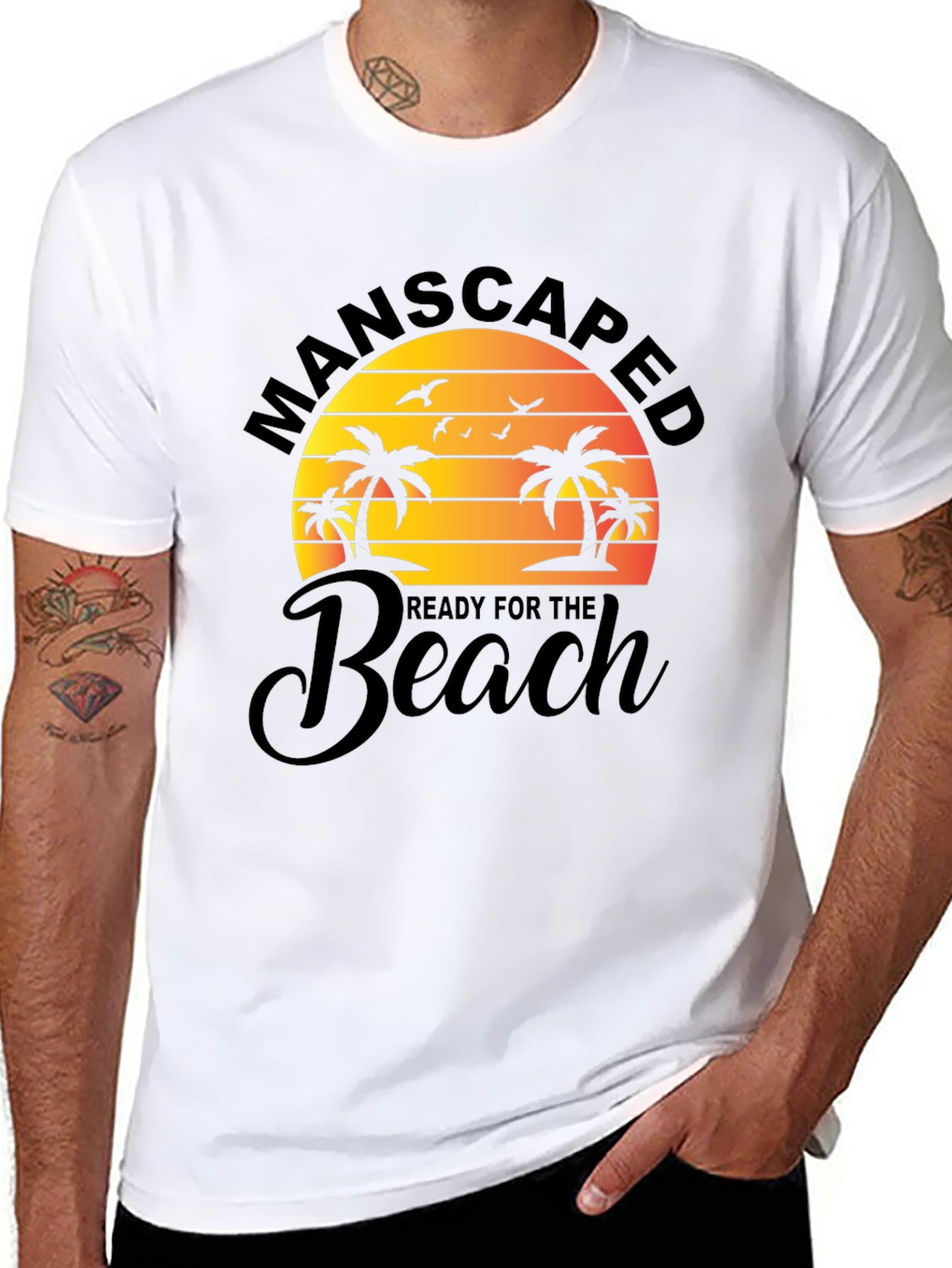 Manscaped Ready for the Beach Graphic Tee