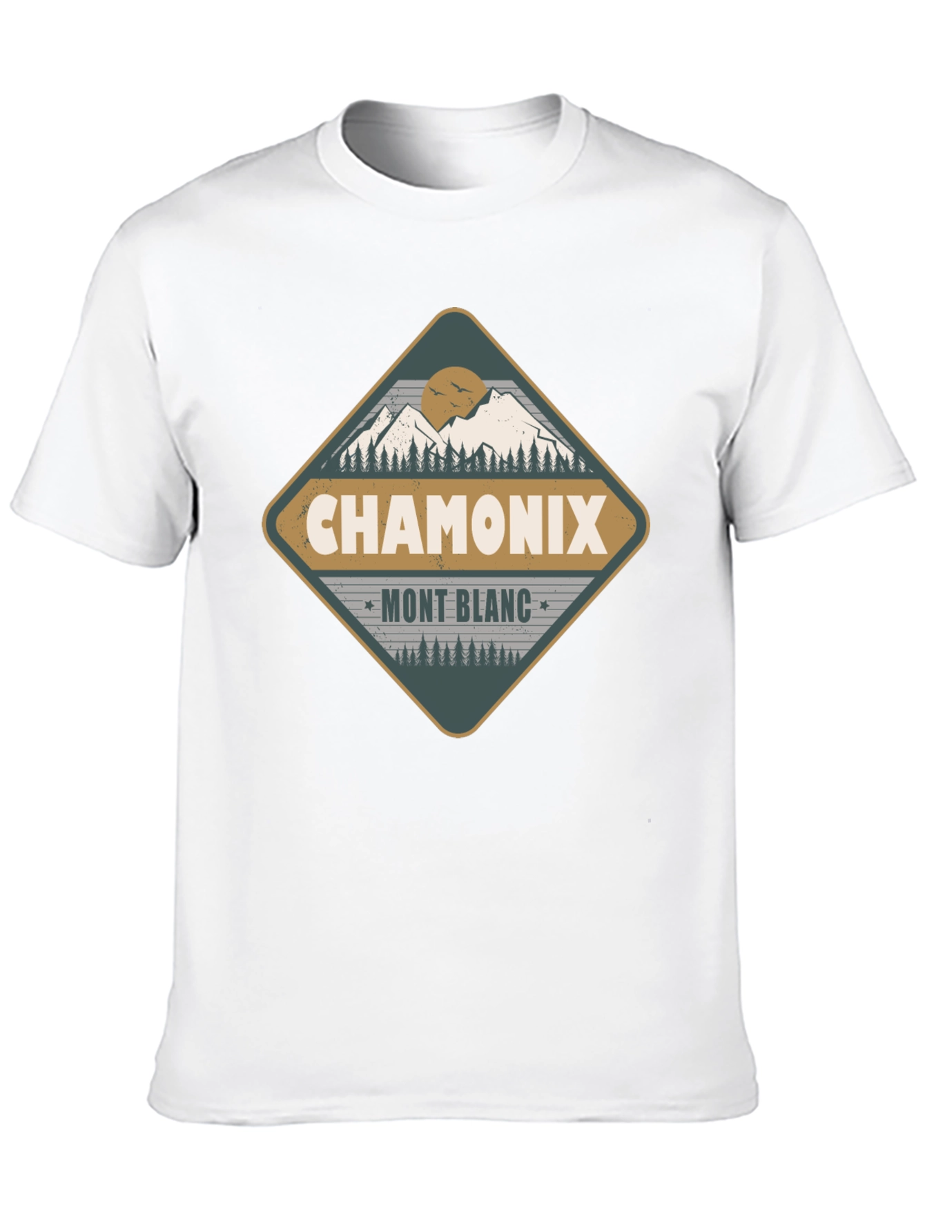 Chamonix Mont Blanc Graphic T-Shirt