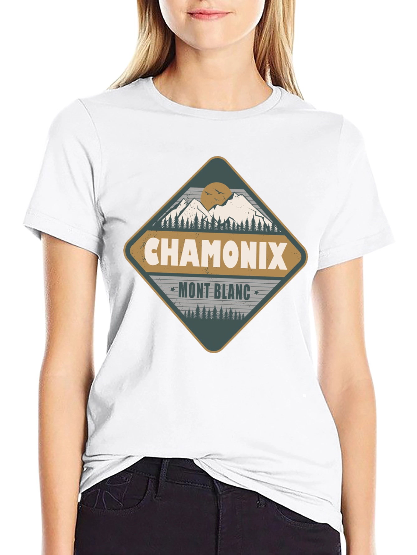 Chamonix Mont Blanc Graphic T-Shirt